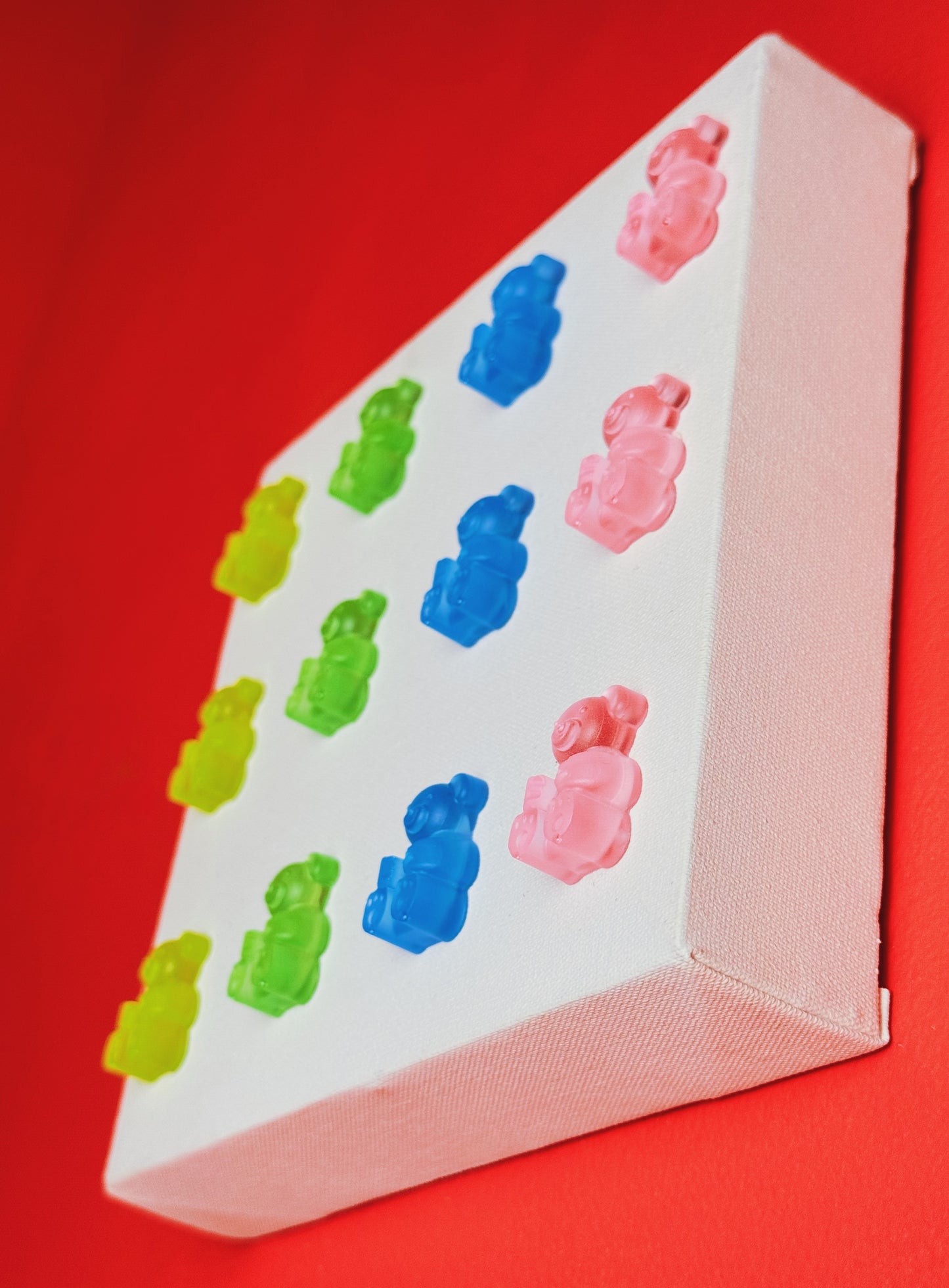 Tela Gummies - Quadro de Mini Ursos