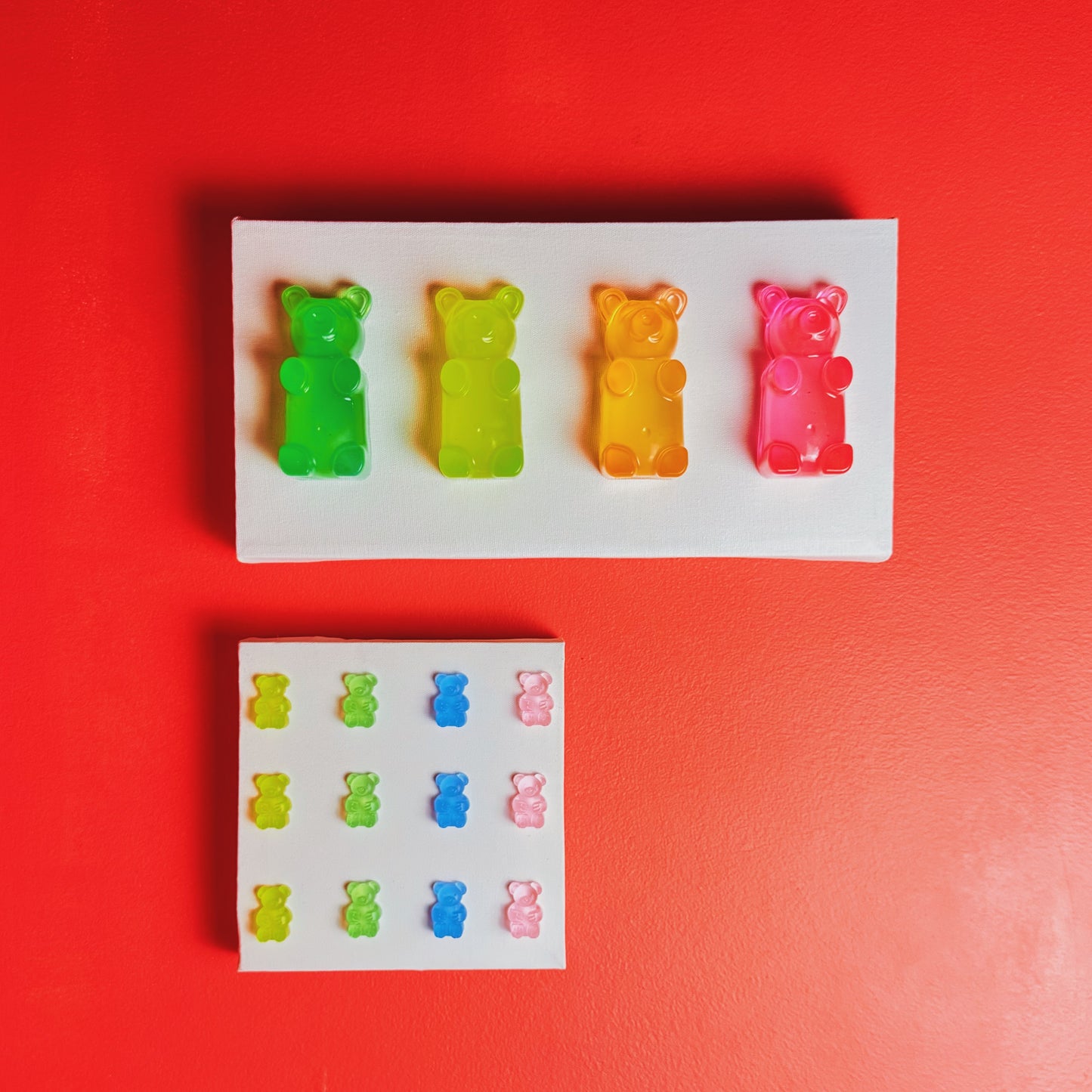 Tela Gummies - Quadro de Mini Ursos