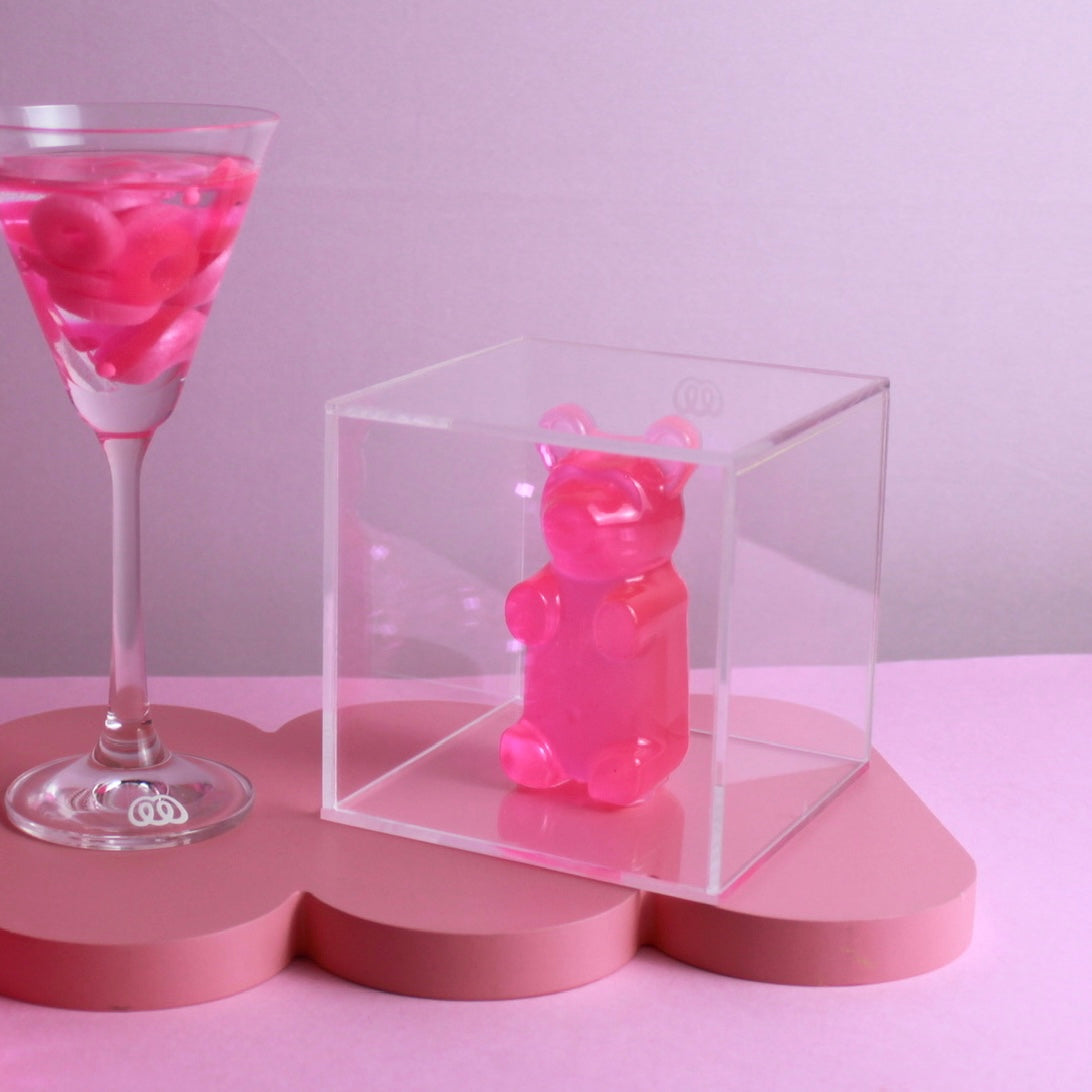 Candy Cube  - Urso na Caixa de Acrílico
