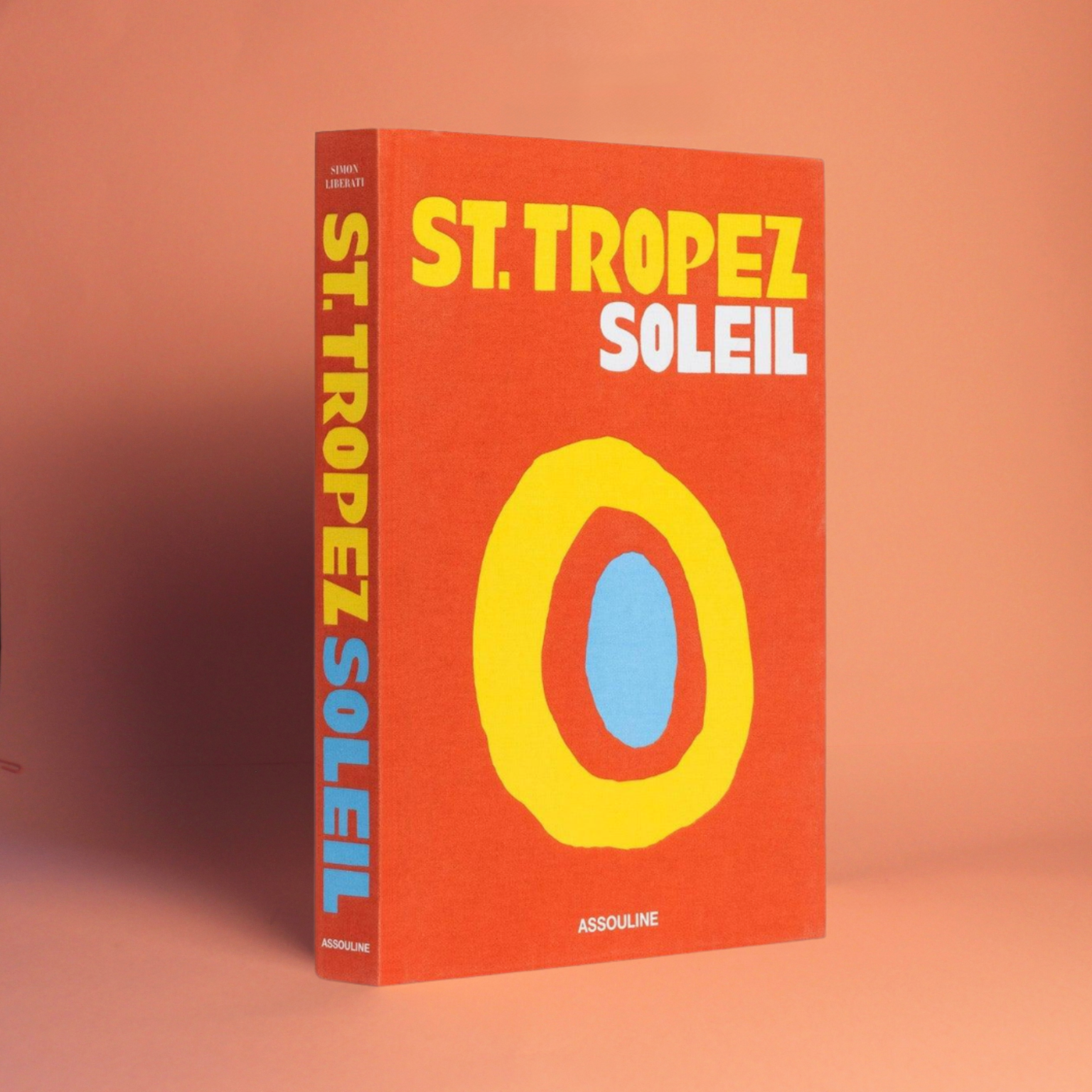 Livro St. Tropez Soleil Assouline, coffee table book de luxo para decoração, capa dura - Modern Mood