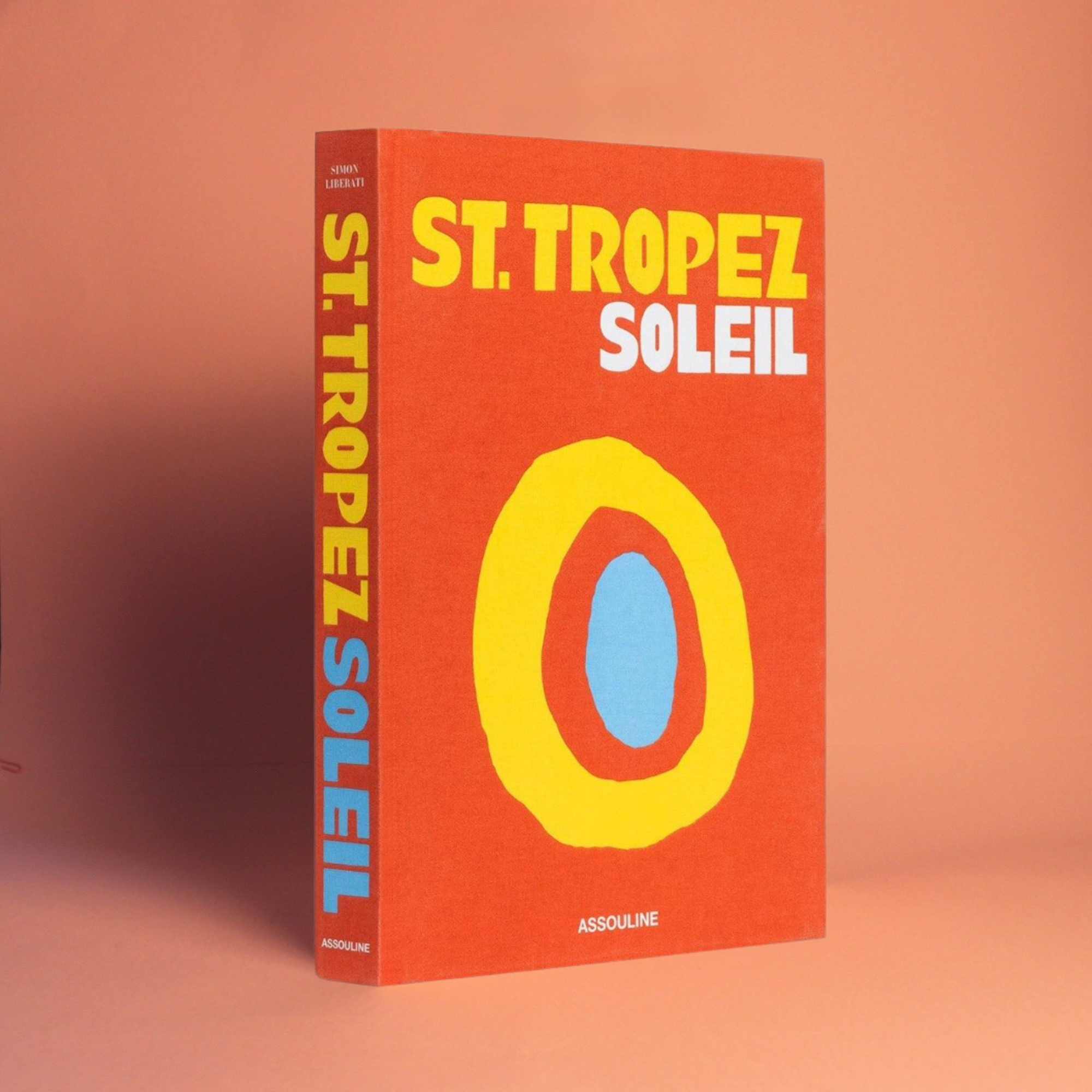Livro St. Tropez Soleil Assouline, coffee table book de luxo para decoração, capa dura - Modern Mood