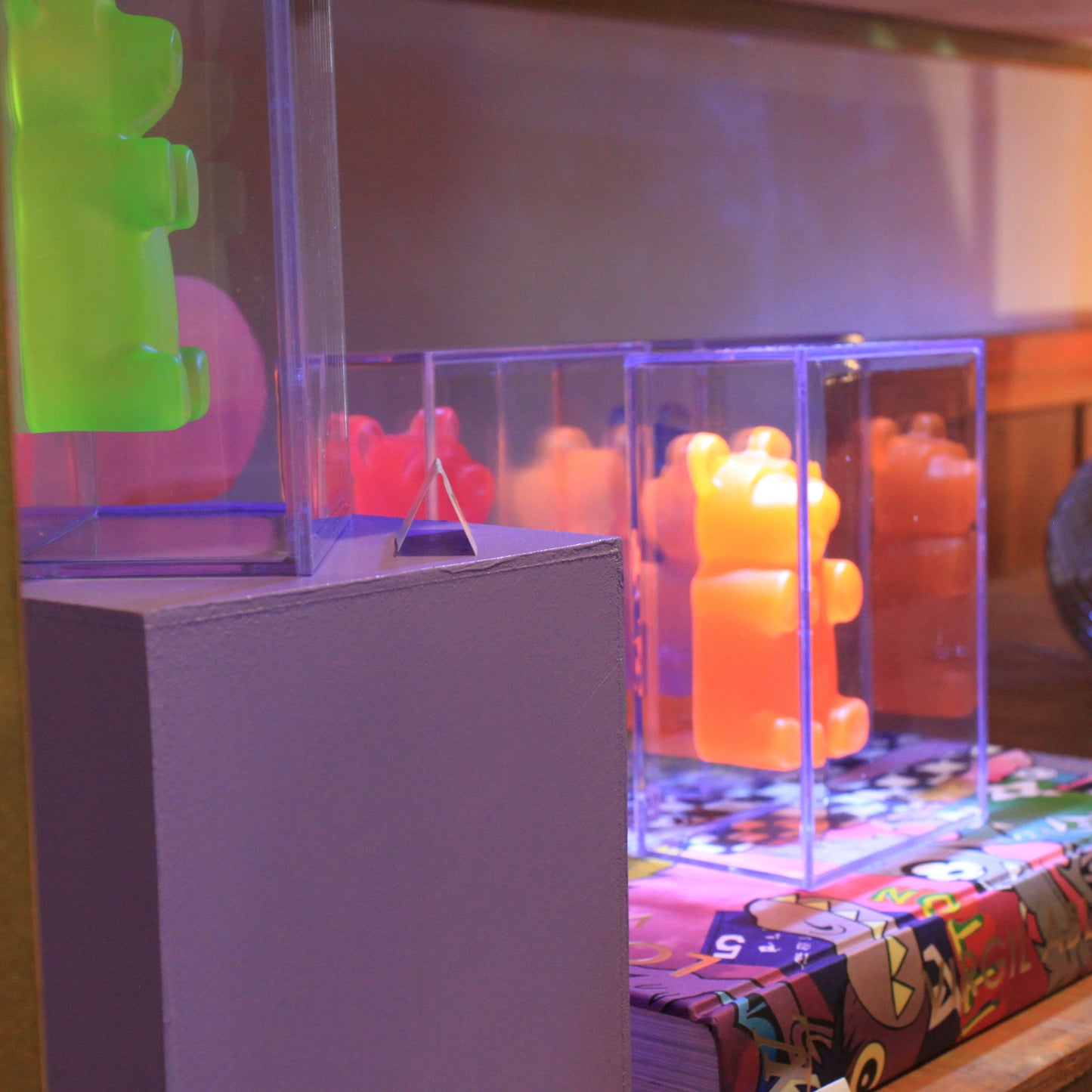 Gummy Bear no Acrílico - Urso No Acrilico