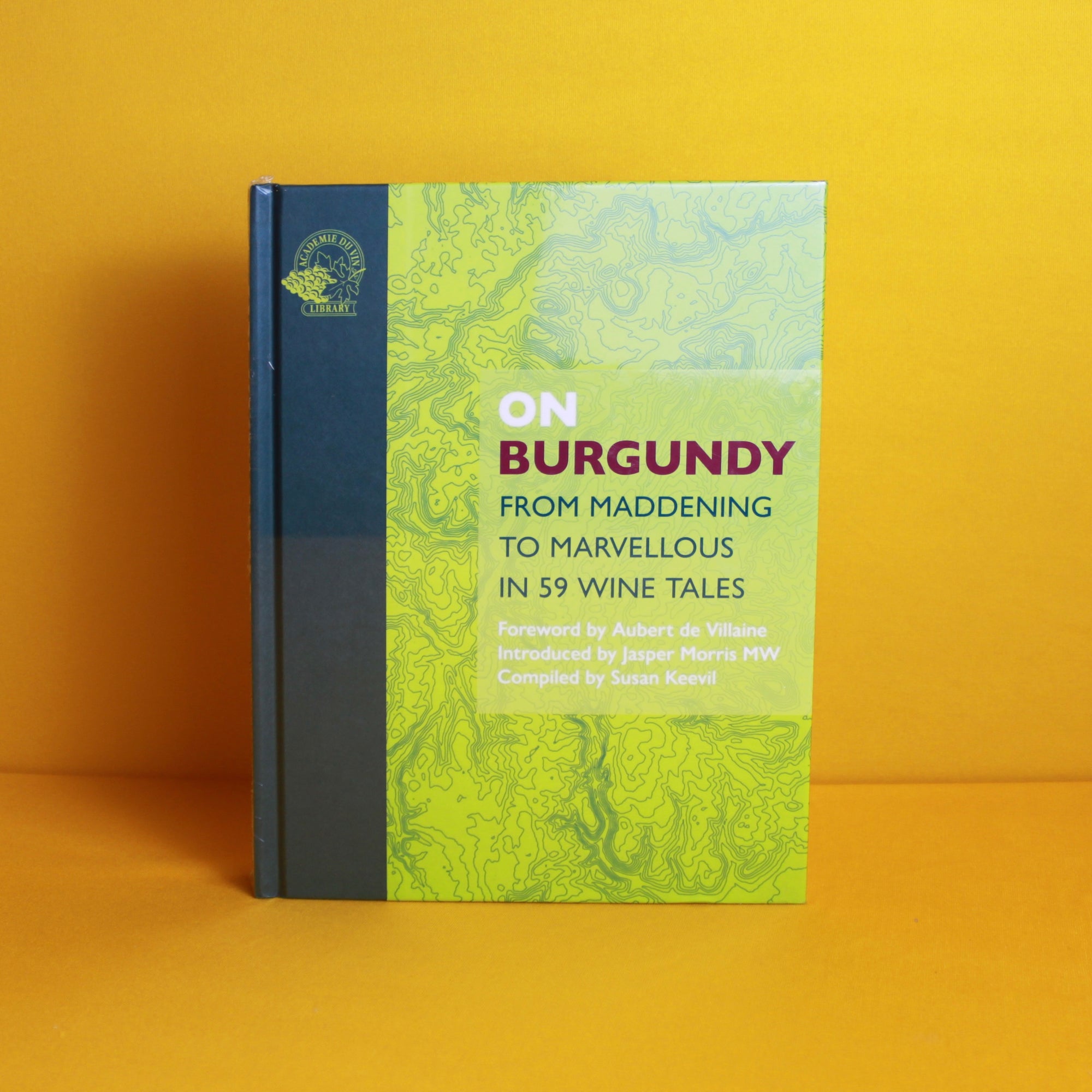 Livro On Burgundy da Hachette Book Group em capa dura, coffee table book sobre a Borgonha