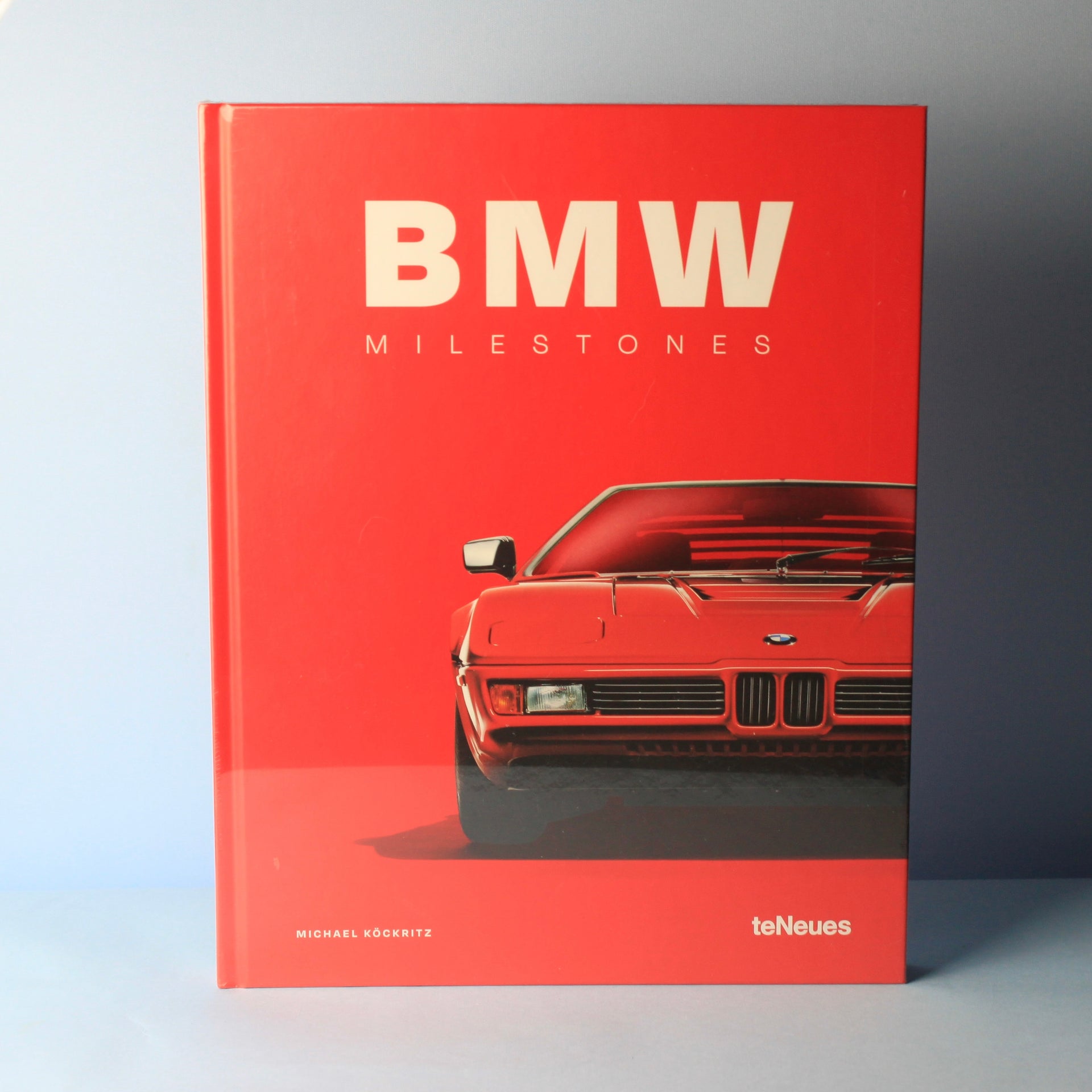 Livro BMW Milestones Teneues capa dura coffee table book de luxo para decoração e colecionadores
