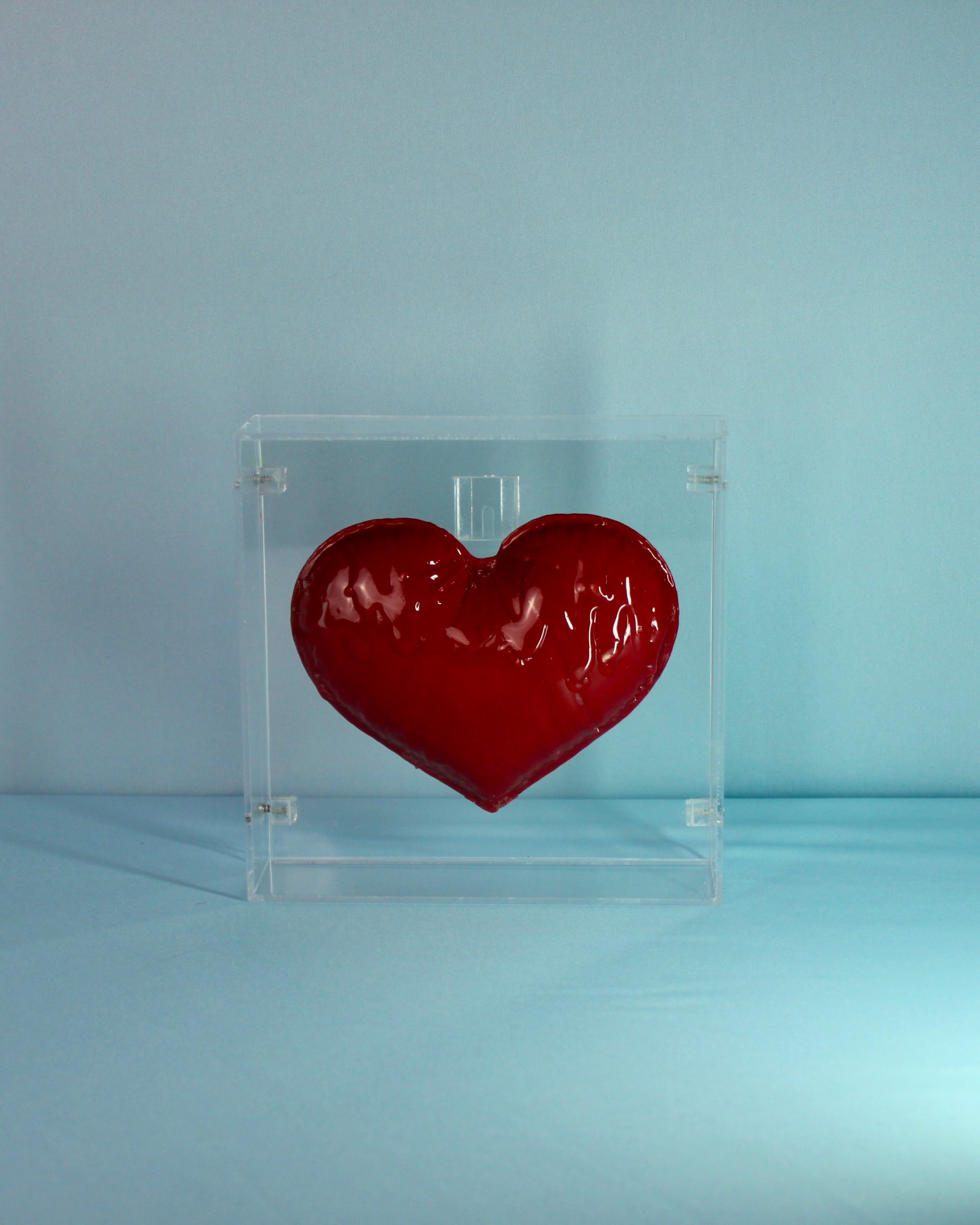 MELTED HEART - Coração No Acrílico