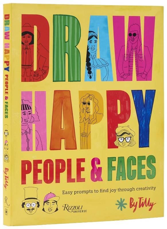 Livro Draw Happy: People And Faces Rizzoli - imagem 1
