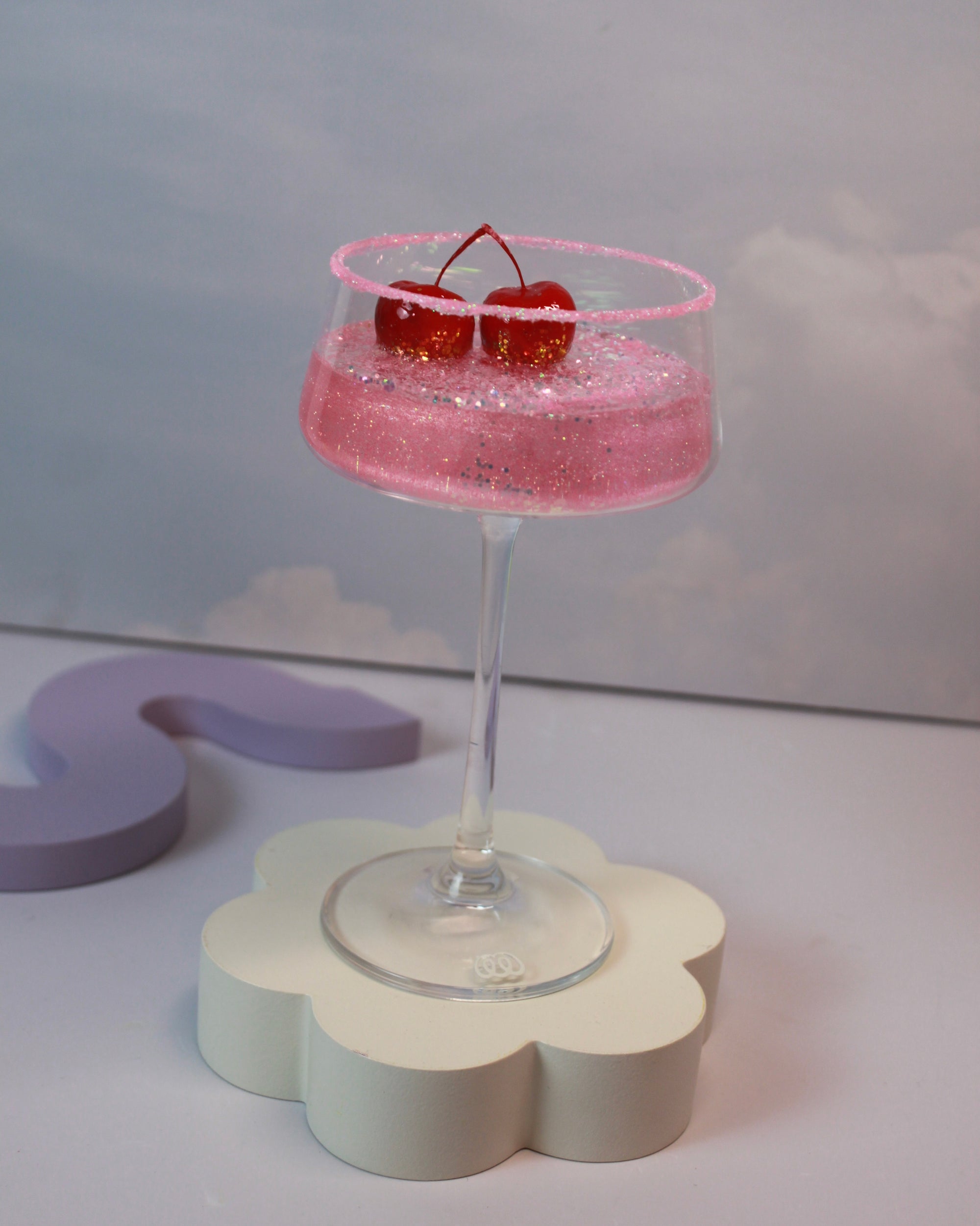 Taça Cherry - Taça de Cristal Decorativa - Modern Mood