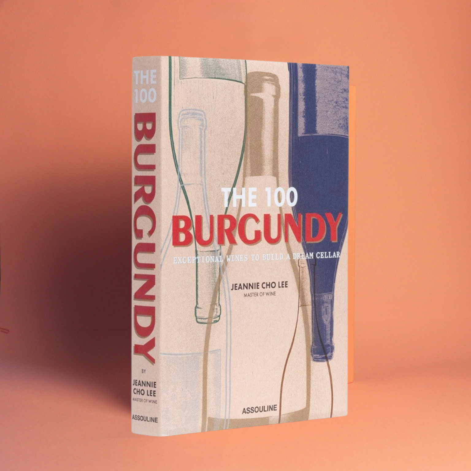 Livro The 100 Burgundy da Assouline, capa dura, coffee table book sobre vinhos da Borgonha