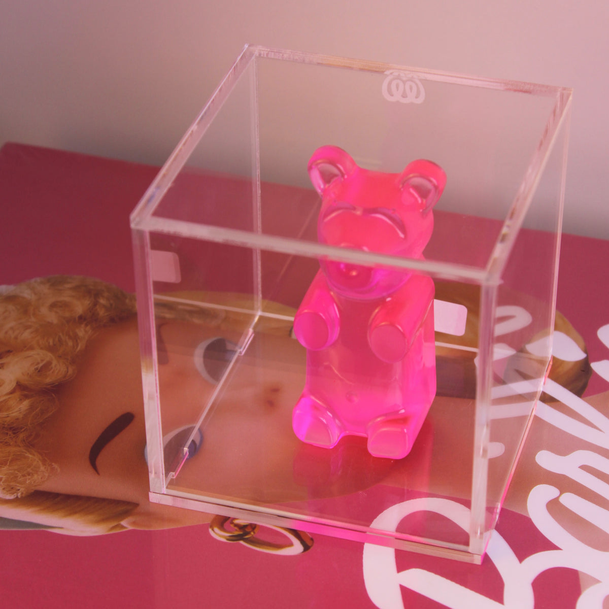 Gummy Bear no Cubo - Urso na Caixa de Acrílico