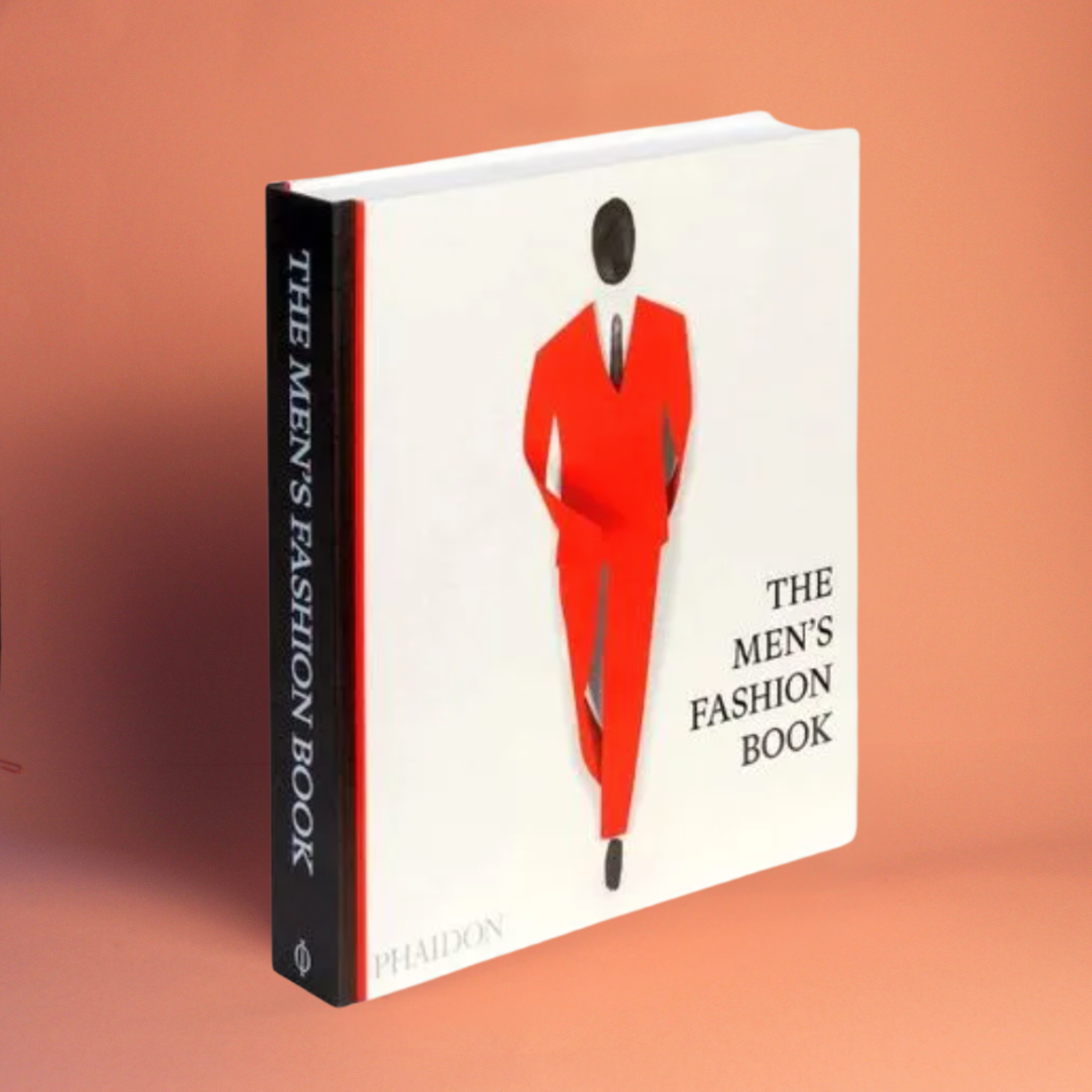 Livro The Men's Fashion Book da Phaidon Press em capa dura, coffee table book de moda masculina