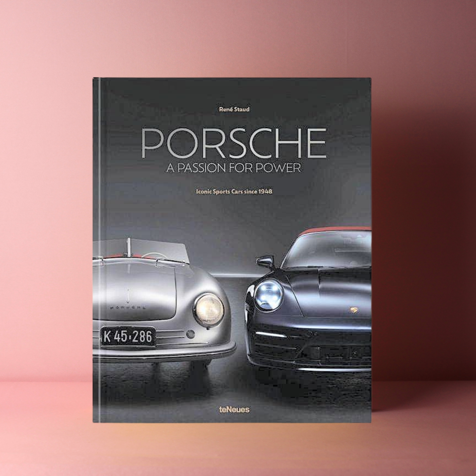Livro Porsche A Passion For Power da TeNeues em capa dura, coffee table book premium sobre carros esportivos desde 1948