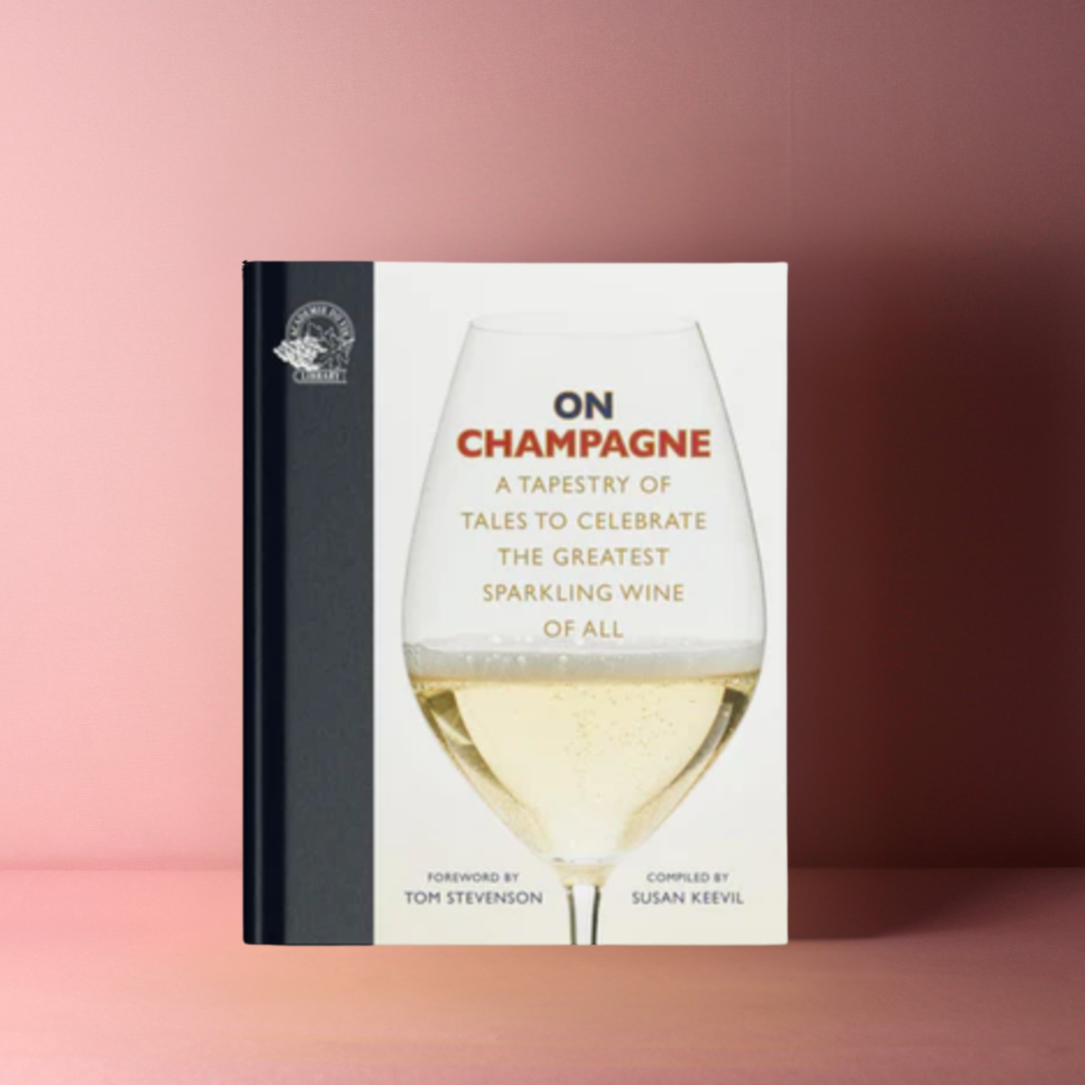 Livro On Champagne em capa dura, coffee table book de luxo importado, Modern Mood