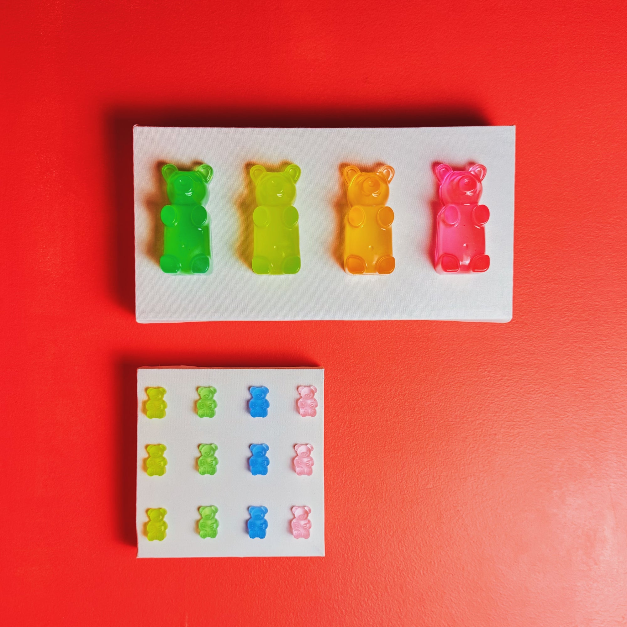 Tela Gummies - Quadro de Mini Ursos - Modern Mood