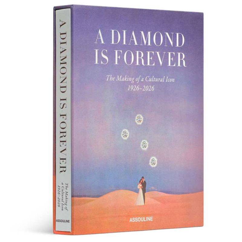 Livro A Diamond is Forever The Making of a Cultural Icon em capa dura para decoração sofisticada e coleção