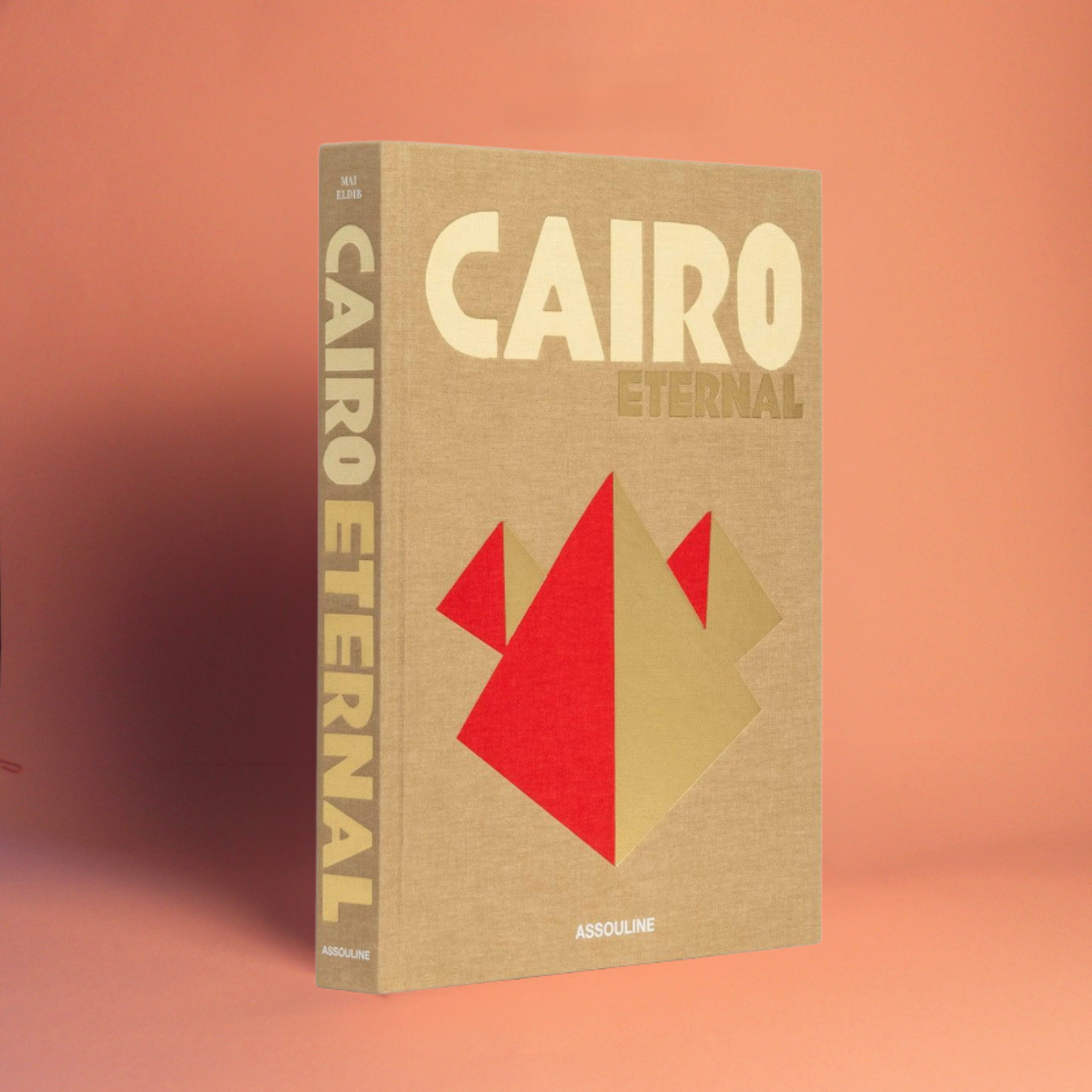 Livro Cairo Eternal da Assouline em capa dura, coffee table book de arte e cultura egípcia