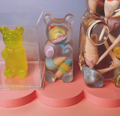 Candy Cube  - Urso na Caixa de Acrílico - Modern Mood