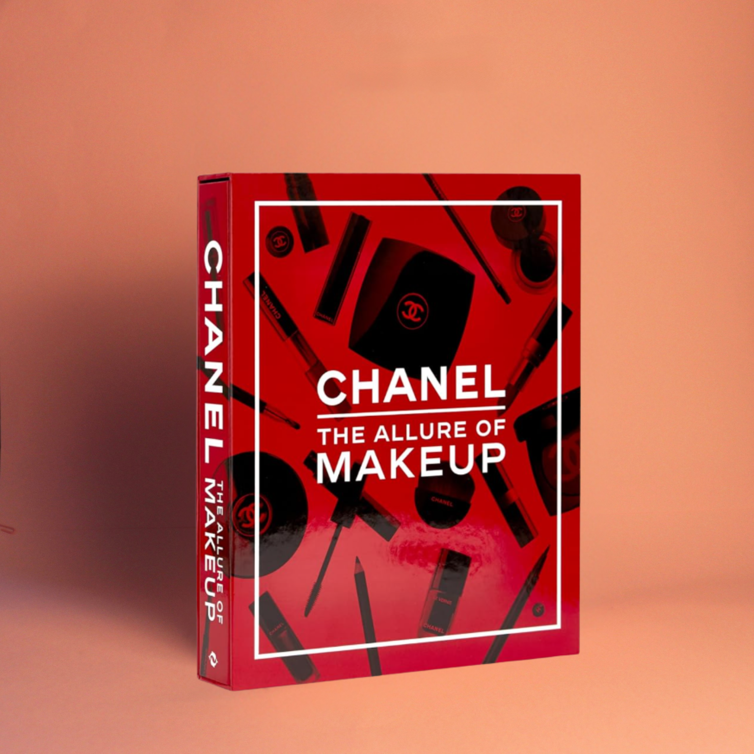 Livro Chanel The Allure of Makeup, capa dura de luxo, Thames & Hudson, coffee table book de beleza