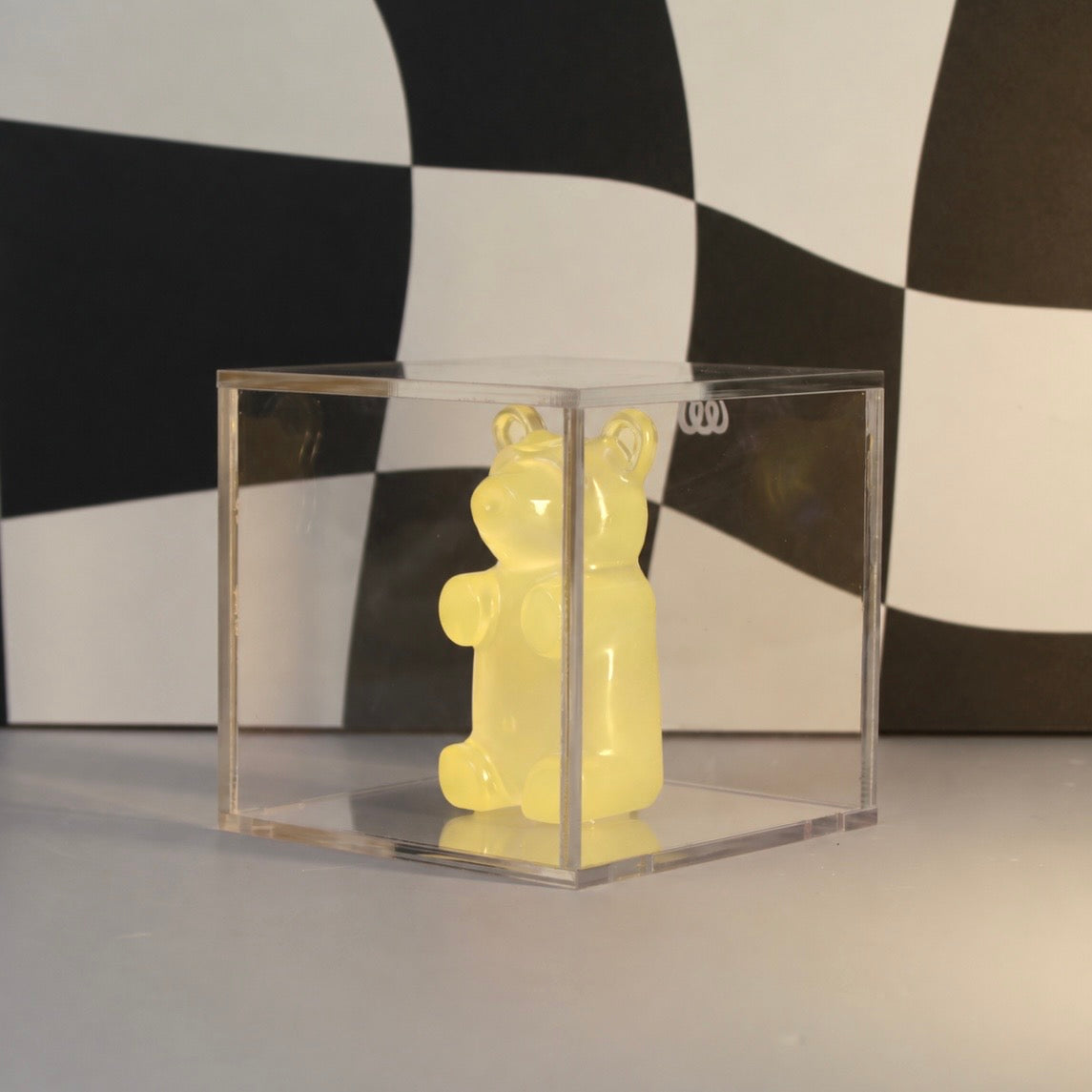 Gummy Bear no Cubo - Urso na Caixa de Acrílico