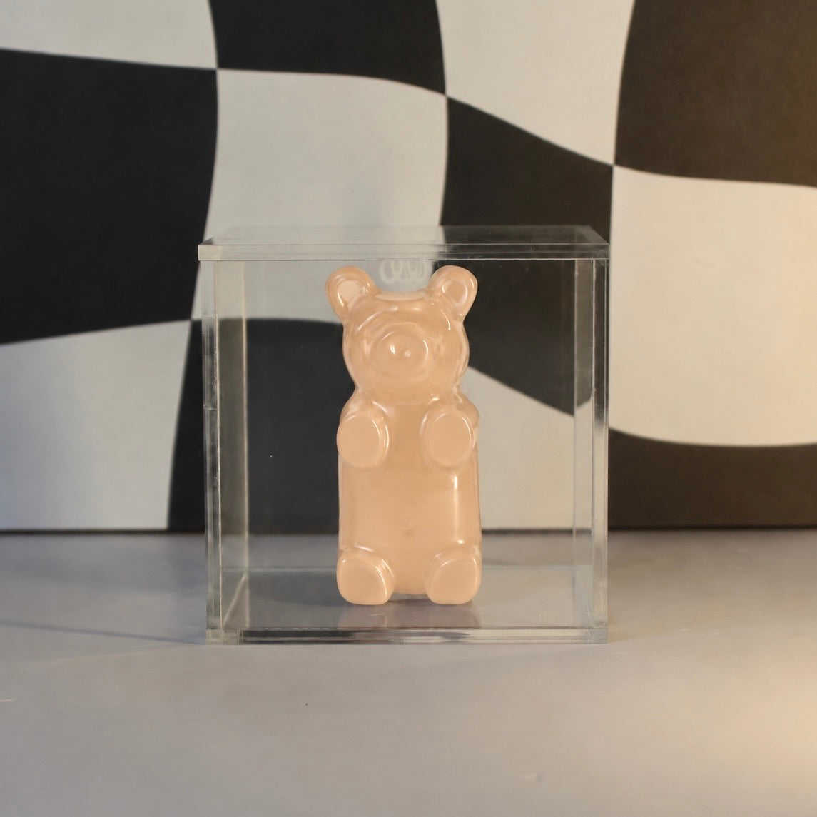Gummy Bear no Cubo - Urso na Caixa de Acrílico