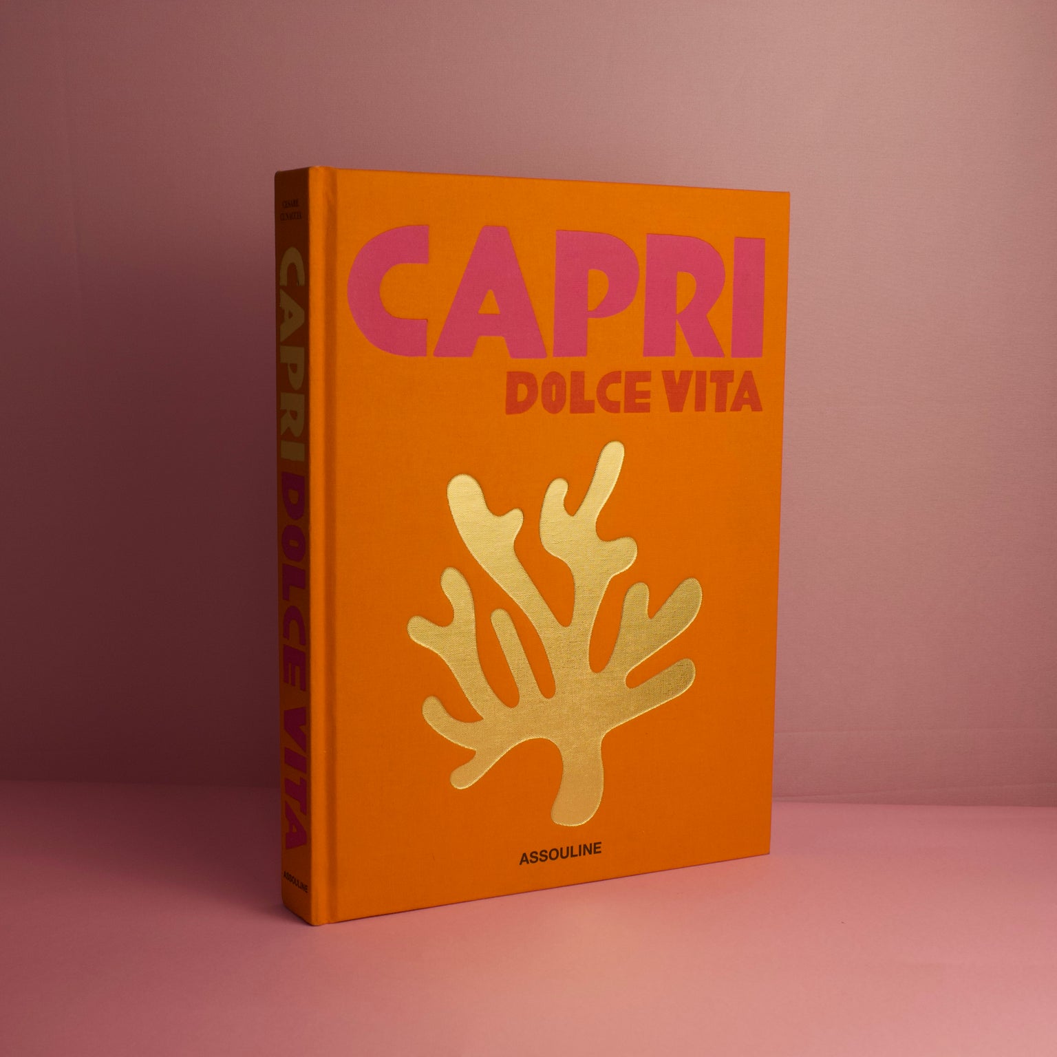 Livro Capri Dolce Vita Assouline em capa dura de luxo para decoração sofisticada e coleção