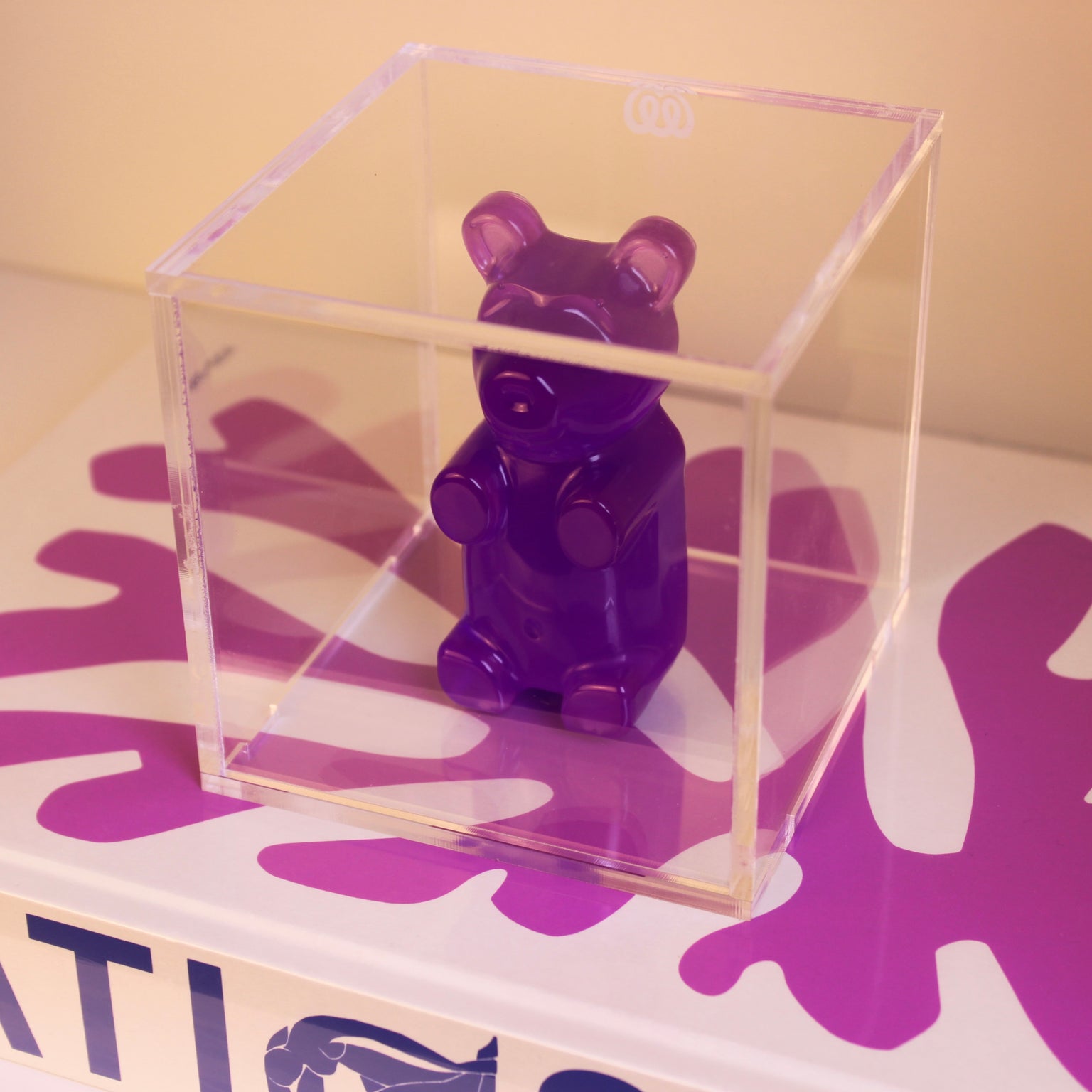 Gummy Bear no Cubo - Urso na Caixa de Acrílico