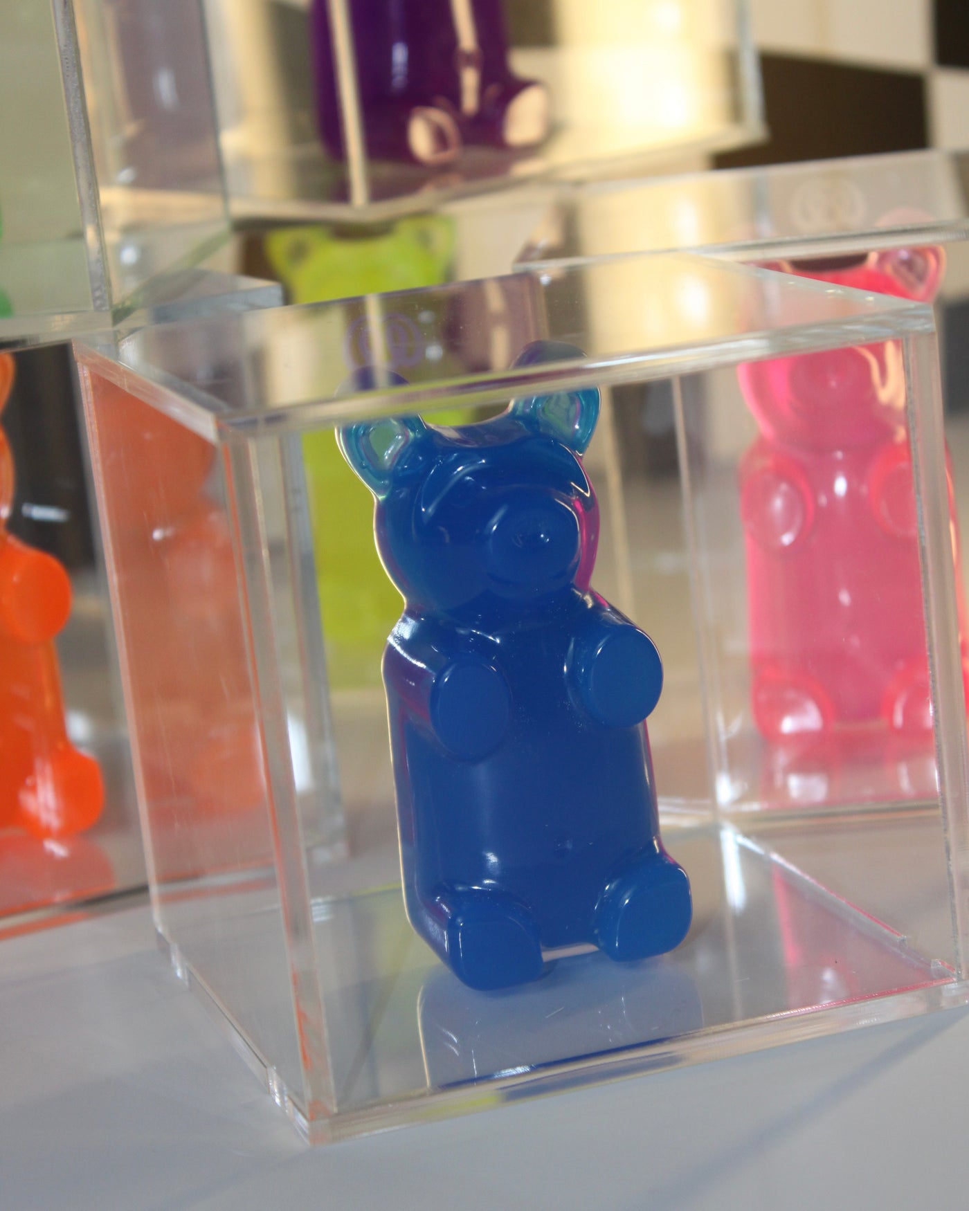 Candy Cube  - Urso na Caixa de Acrílico - Modern Mood