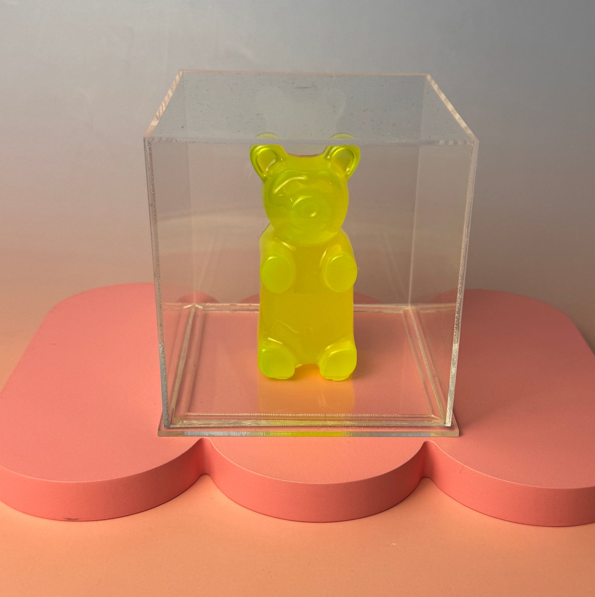 Candy Cube  - Urso na Caixa de Acrílico - Modern Mood