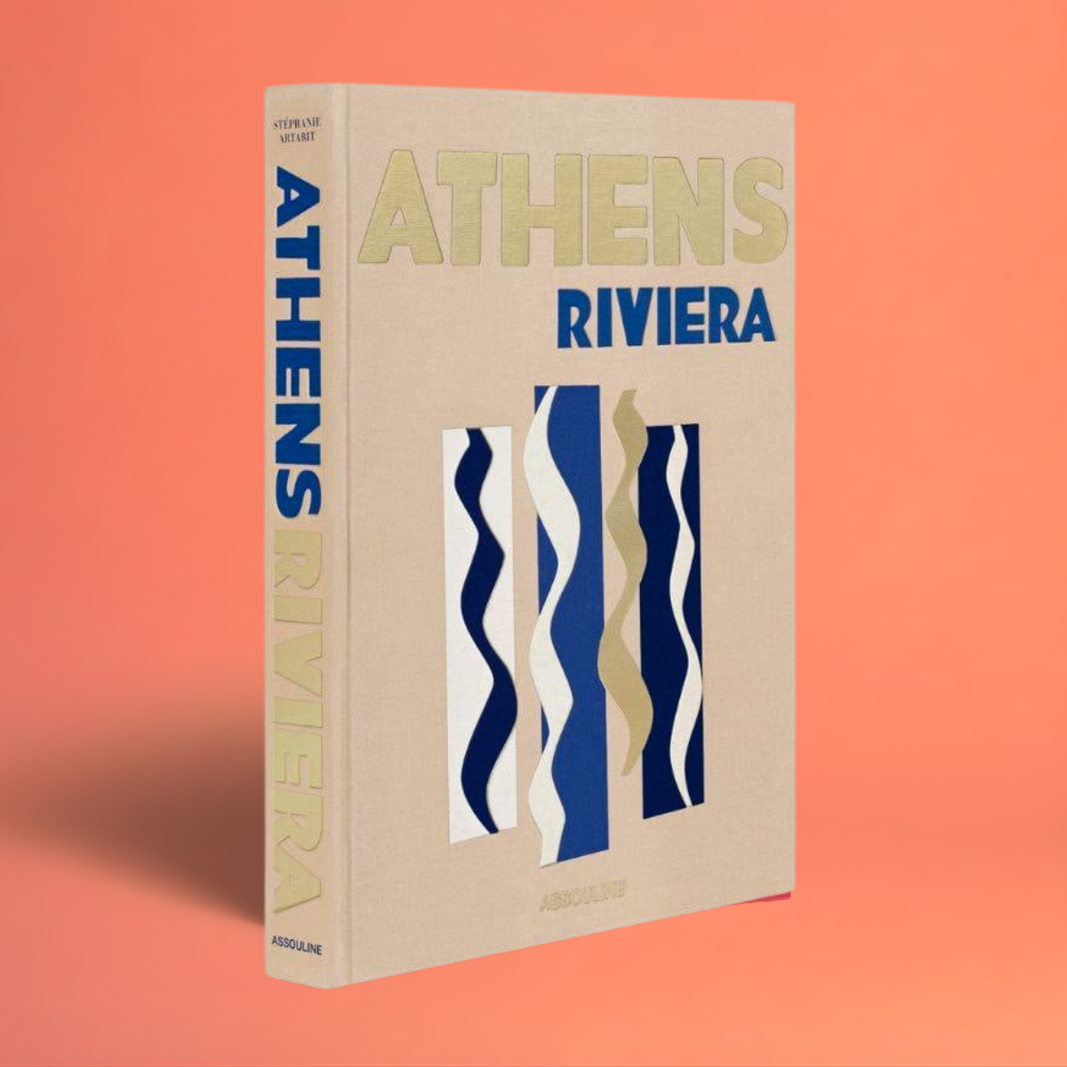 Livro Athens Riviera Assouline coffee table book de luxo capa dura para decoração - Modern Mood