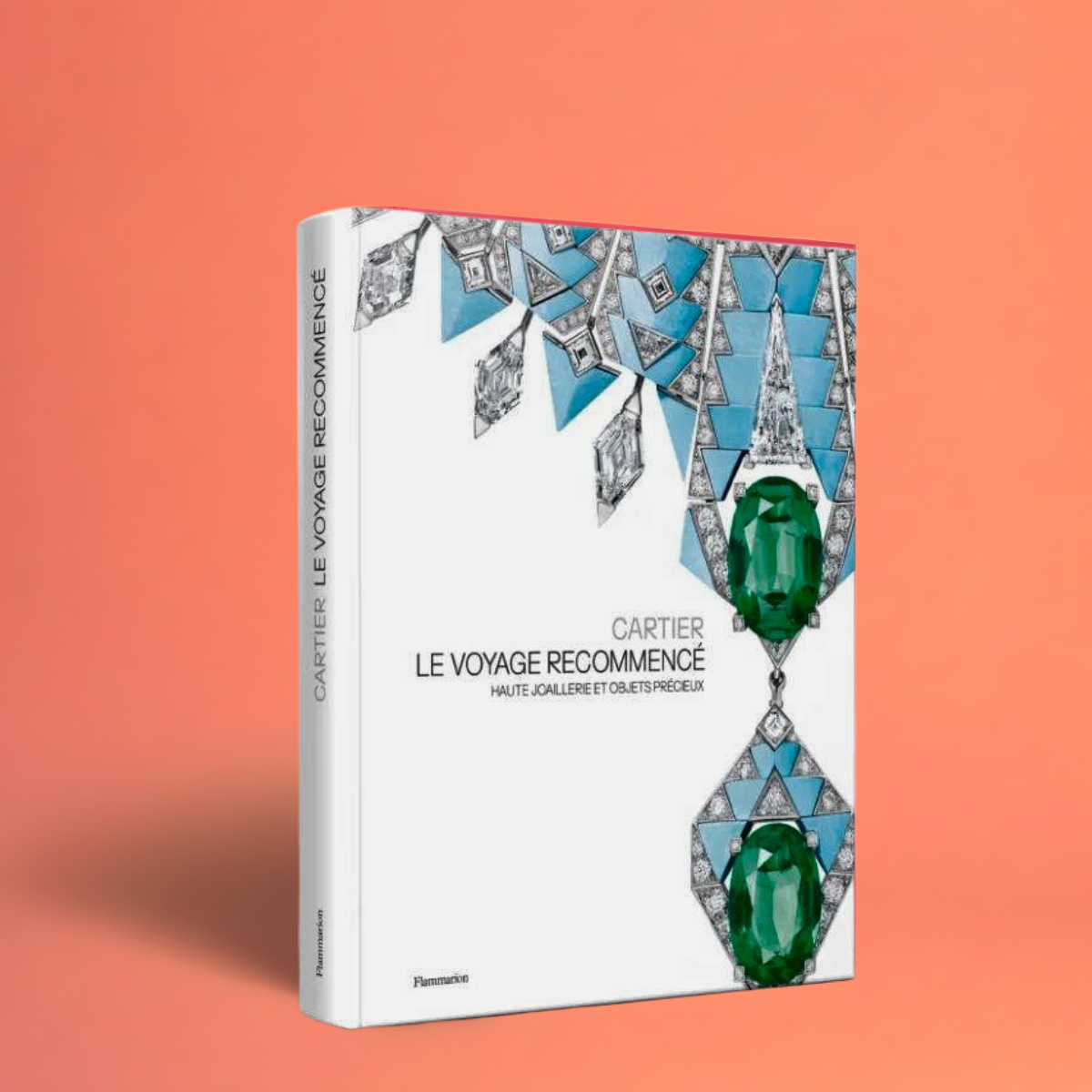 Livro Cartier: Le Voyage Recommencé (Flammarion), capa dura, coffee table book de alta joalheria