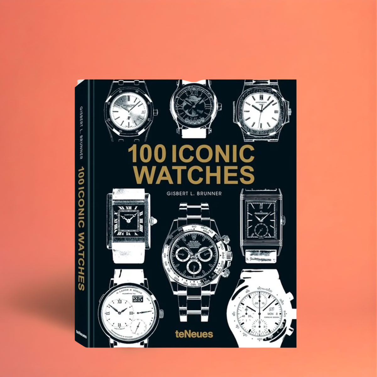 Livro 100 Iconic Watches teNeues capa dura coffee table book de luxo sobre relógios icônicos - Modern Mood