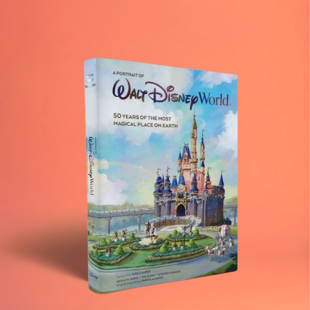 Livro A Portrait of Walt Disney World capa dura, coffee table book Disney World 50 anos - Modern Mood