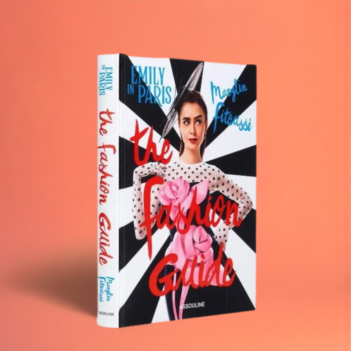 Livro Emily in Paris Assouline em capa dura, coffee table book de moda para decoração de mesa de centro