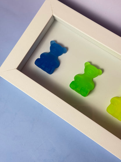 Gummy Gallery - Quadro de Ursos com Moldura - Modern Mood