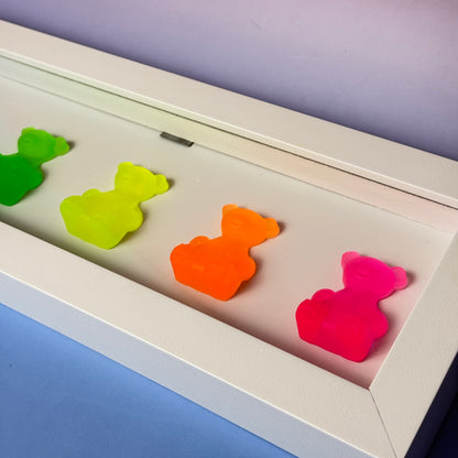 Gummy Gallery - Quadro de Ursos com Moldura - Modern Mood