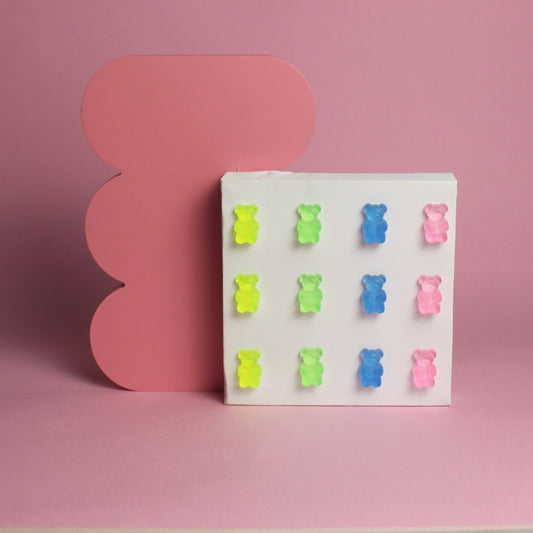 Tela Gummies - Quadro de Mini Ursos - Modern Mood