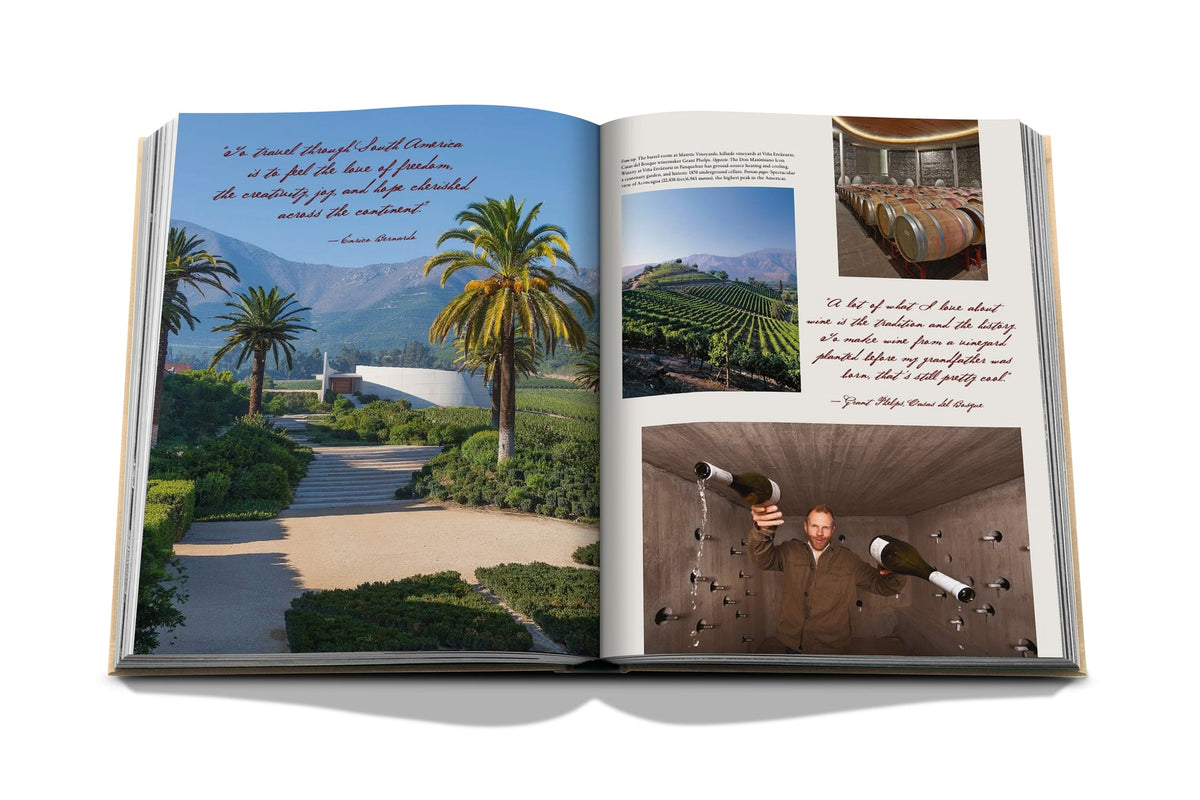Livro Wine & Travel Latin America Assouline