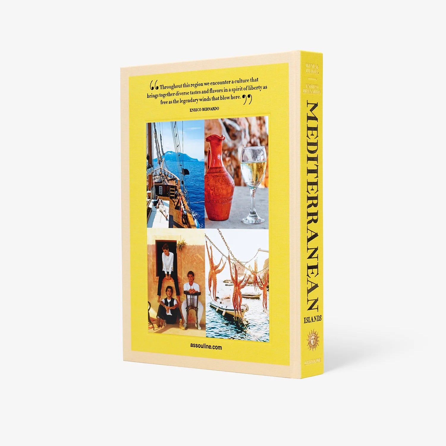 Livro Wine & Travel Mediterranean Islands Assouline
