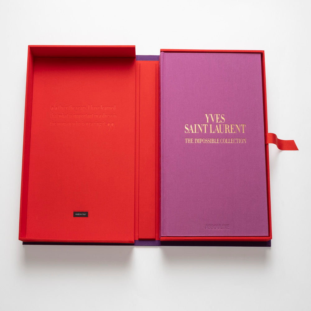 Livro Yves Saint-Laurent: The Impossible Collection Assouline