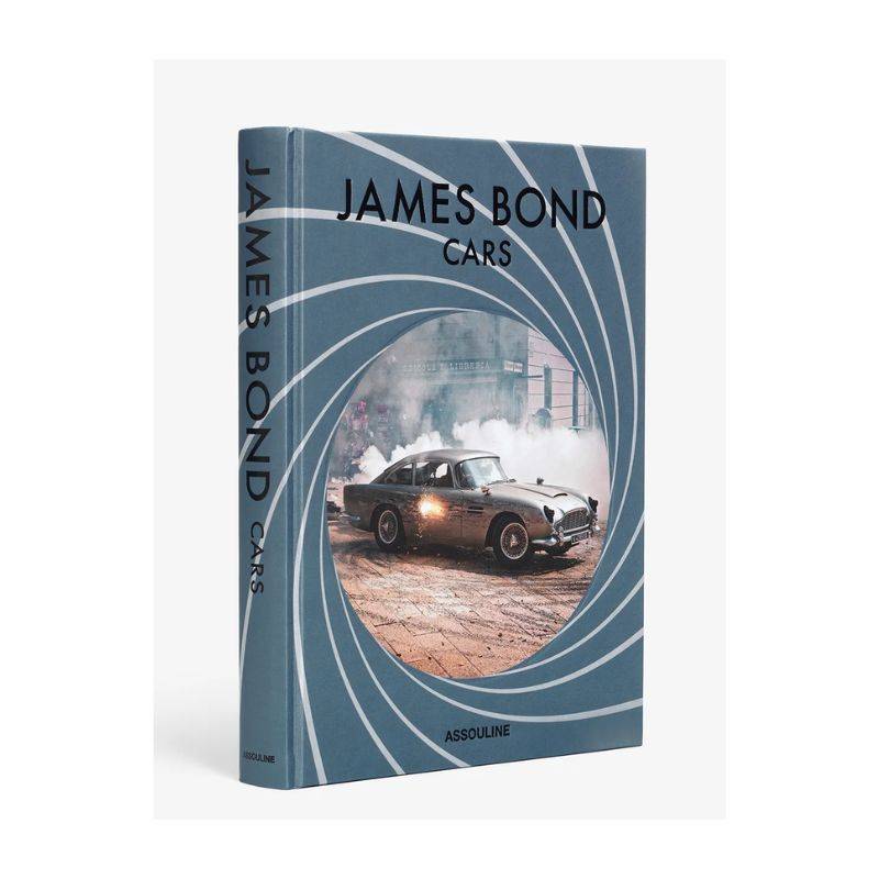 Vista complementar do livro James Bond Cars, com veículos de 007