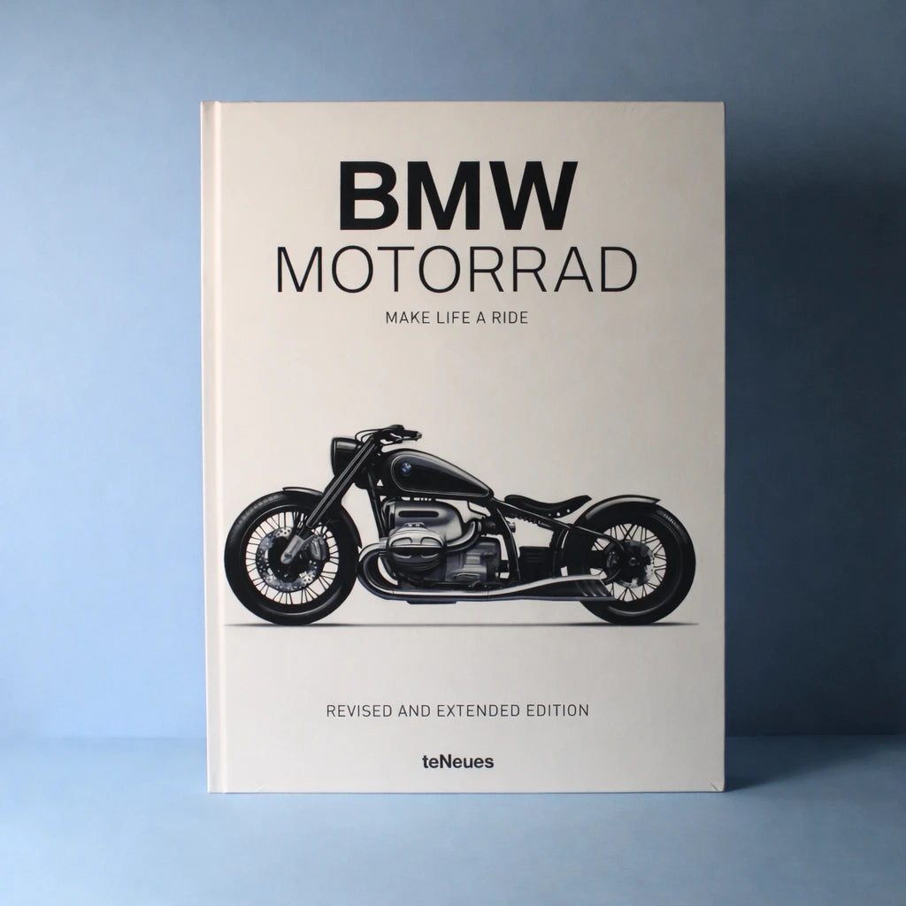 Livro BMW Motorrad Make Life a Ride de luxo em grande formato para coleção e decoração