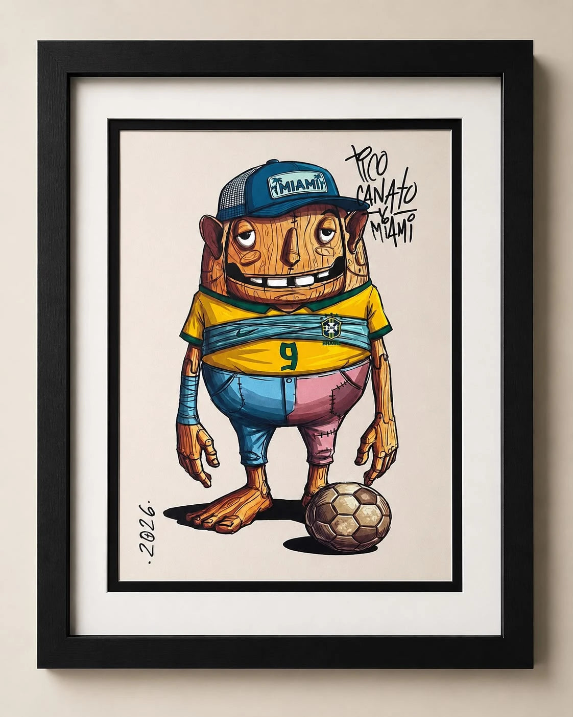 Poster Ondi Brasil x Miami (Edição Limitada) - Tico Canato x Modern Mood - 15x20cm [WEBP]