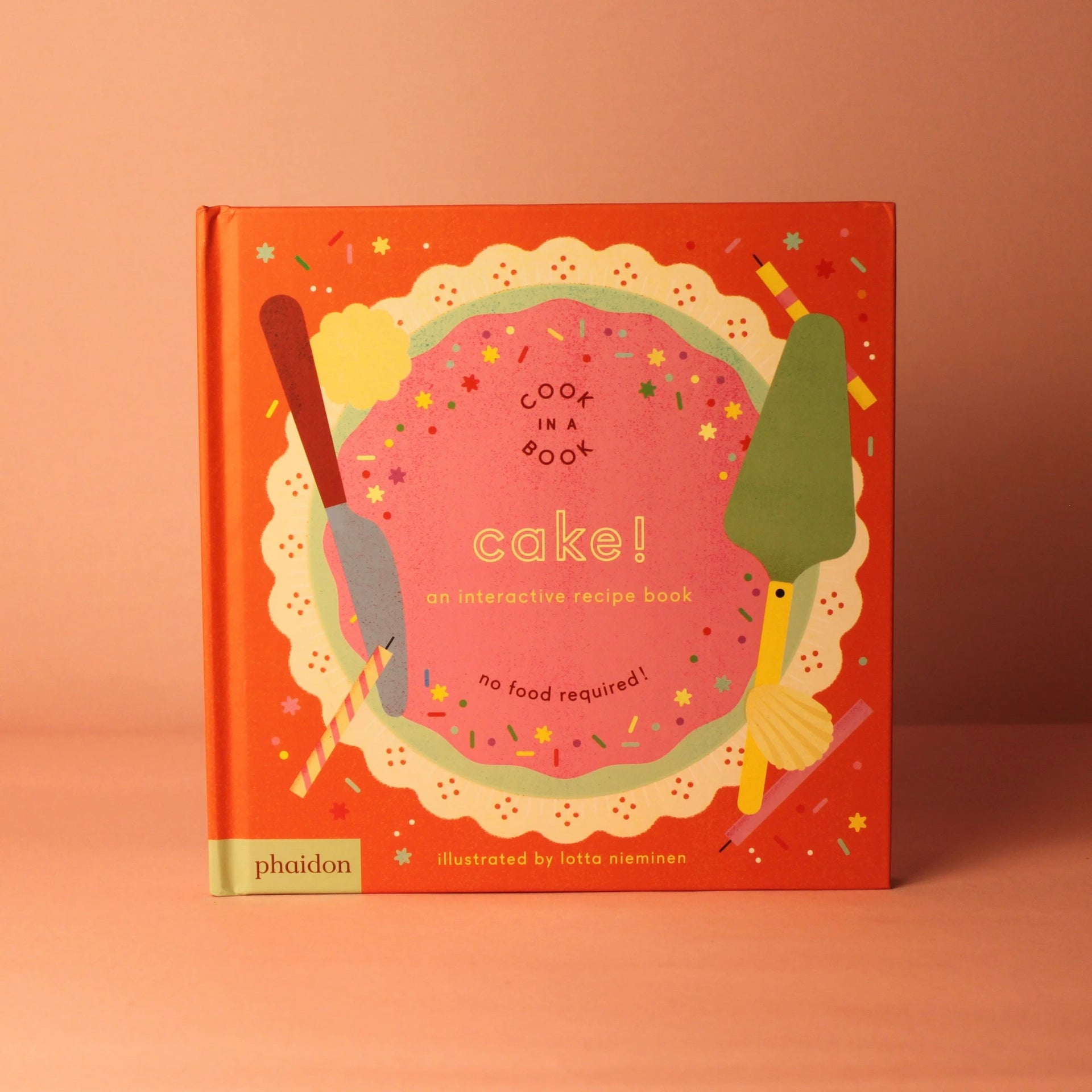 Livro interativo infantil Cake! (Phaidon Press) capa dura – Modern Mood [WEBP]