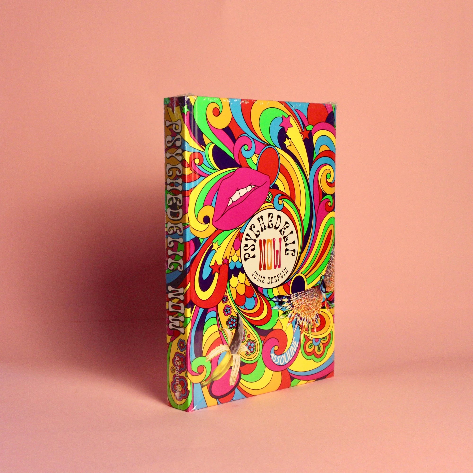 Livro Psychedelic Now Assouline capa dura, coffee table book de luxo para decoração e design de interiores [WEBP]