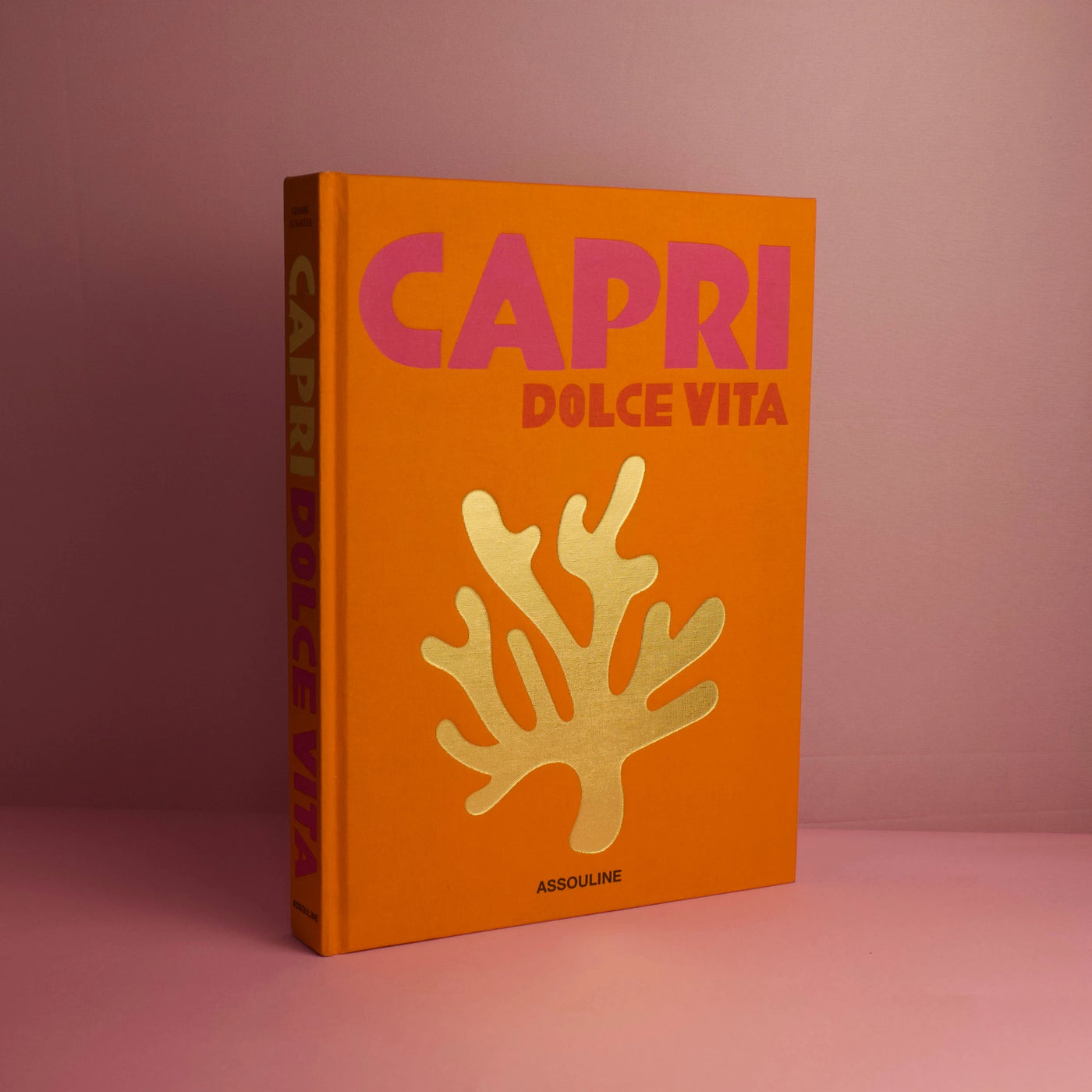 Livro Capri Dolce Vita Assouline em capa dura de luxo para decoração sofisticada e coleção [WEBP]