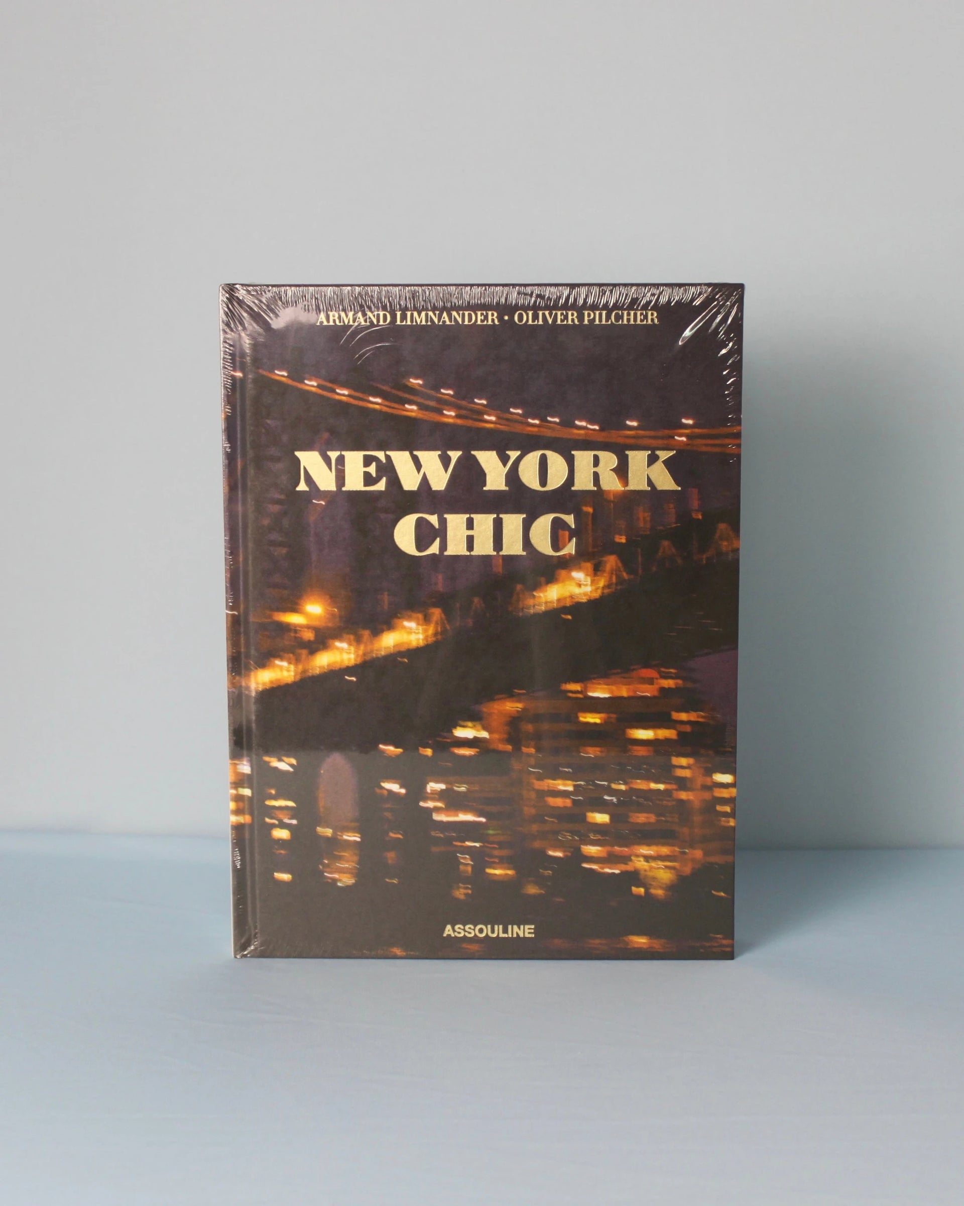 Livro New York Chic Assouline em capa dura, coffee table book de luxo para decoração de mesa de centro [WEBP]