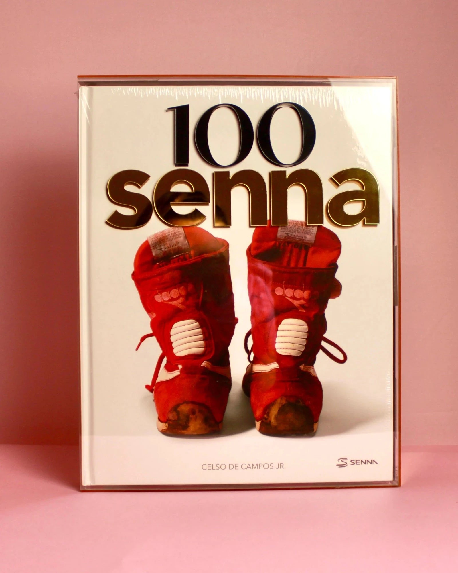Livro Combo 100 Senna Botas + Capa Acrilica com Gravura Dourada - Modern Mood [WEBP]