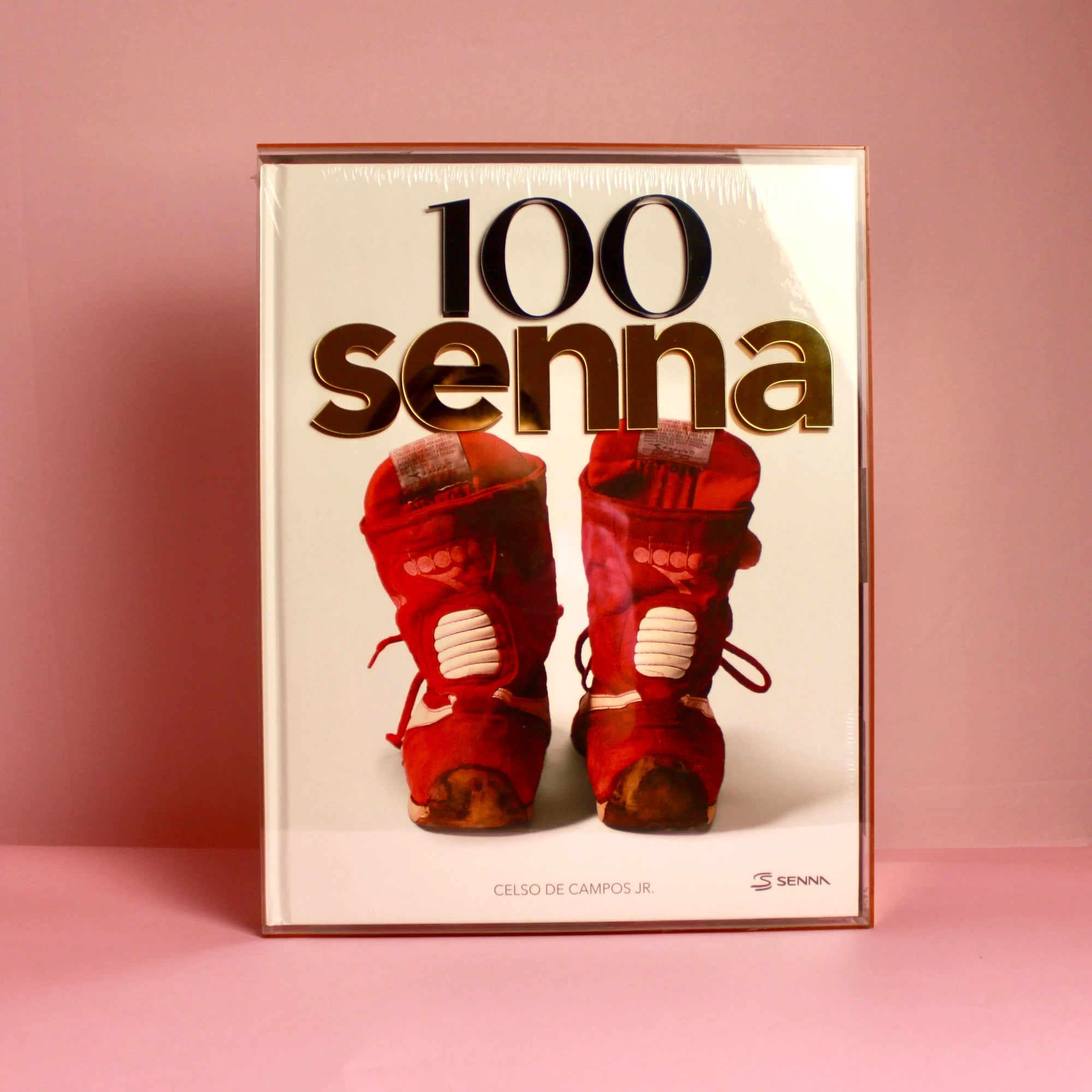 Livro Combo 100 Senna Botas + Capa Acrilica com Gravura Dourada - Modern Mood [WEBP]