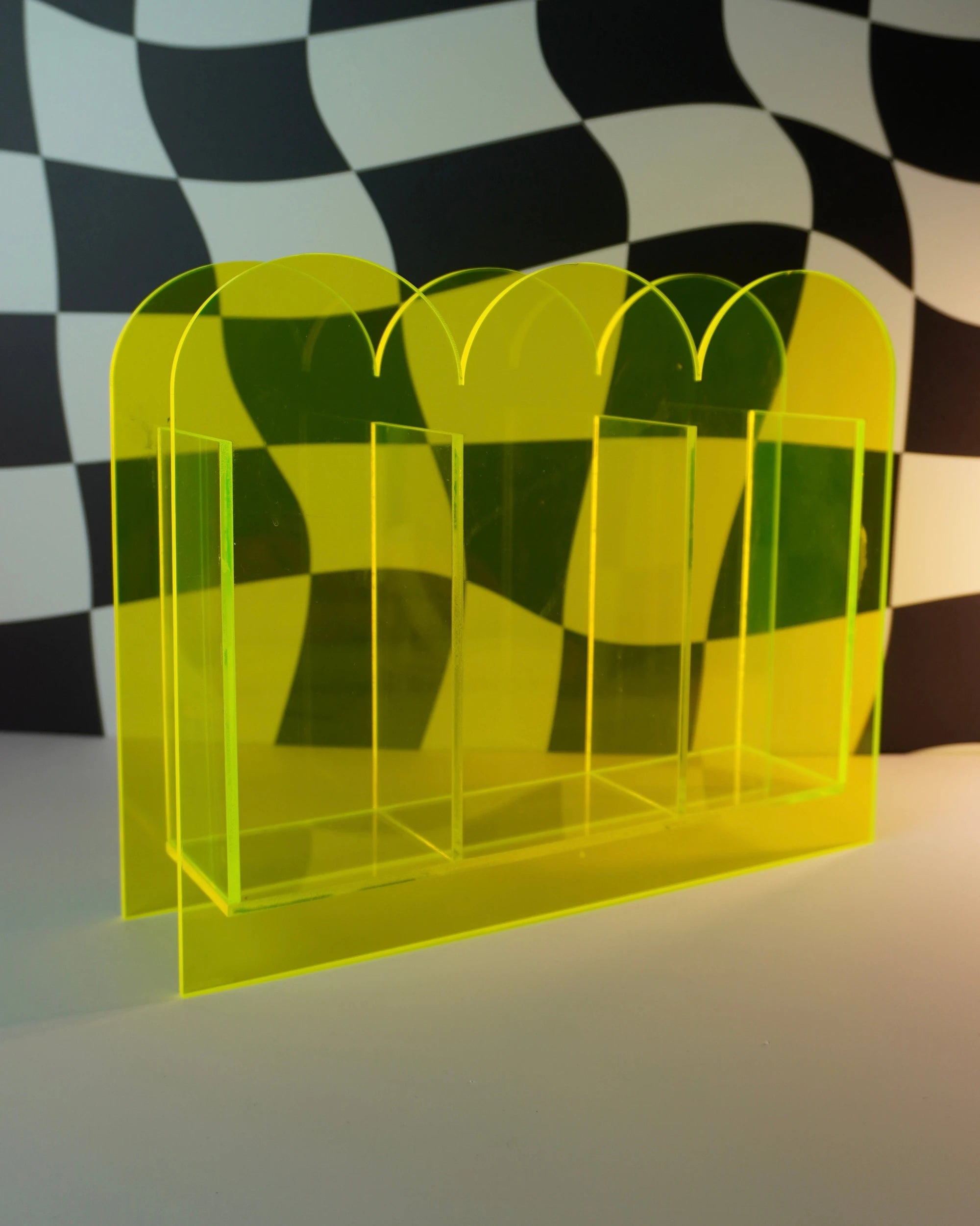 Vaso Cloud - Vaso Triplo de Acrílico Neon [WEBP]