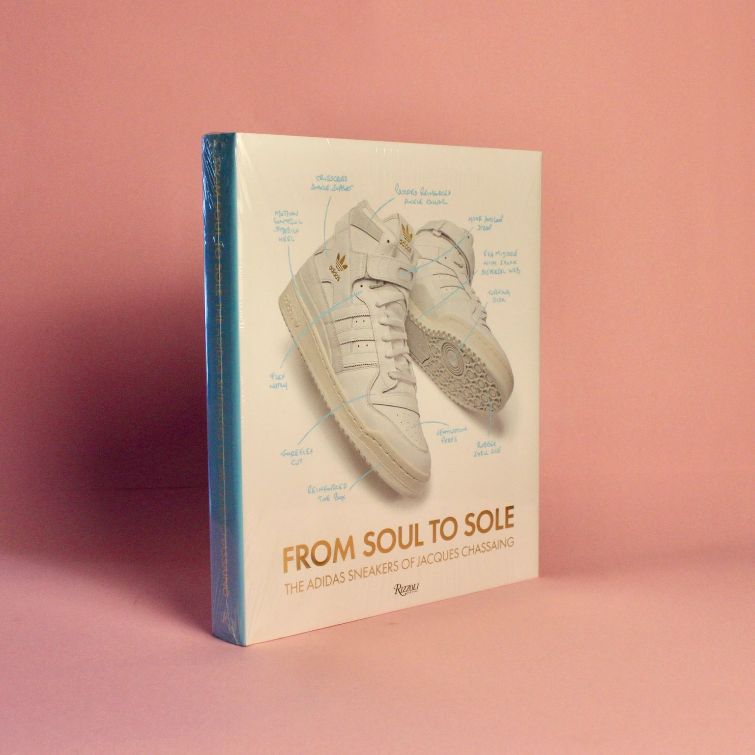 Livro From Soul to Sole: The Adidas Sneakers of Jacques Chassaing, Rizzoli, capa dura, Modern Mood [WEBP]