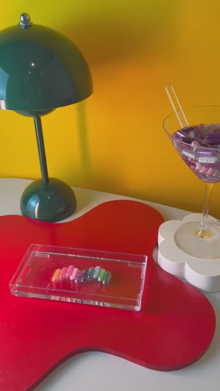 Labs Tray - Bandeja de Acrílico de Pilulas Coloridas